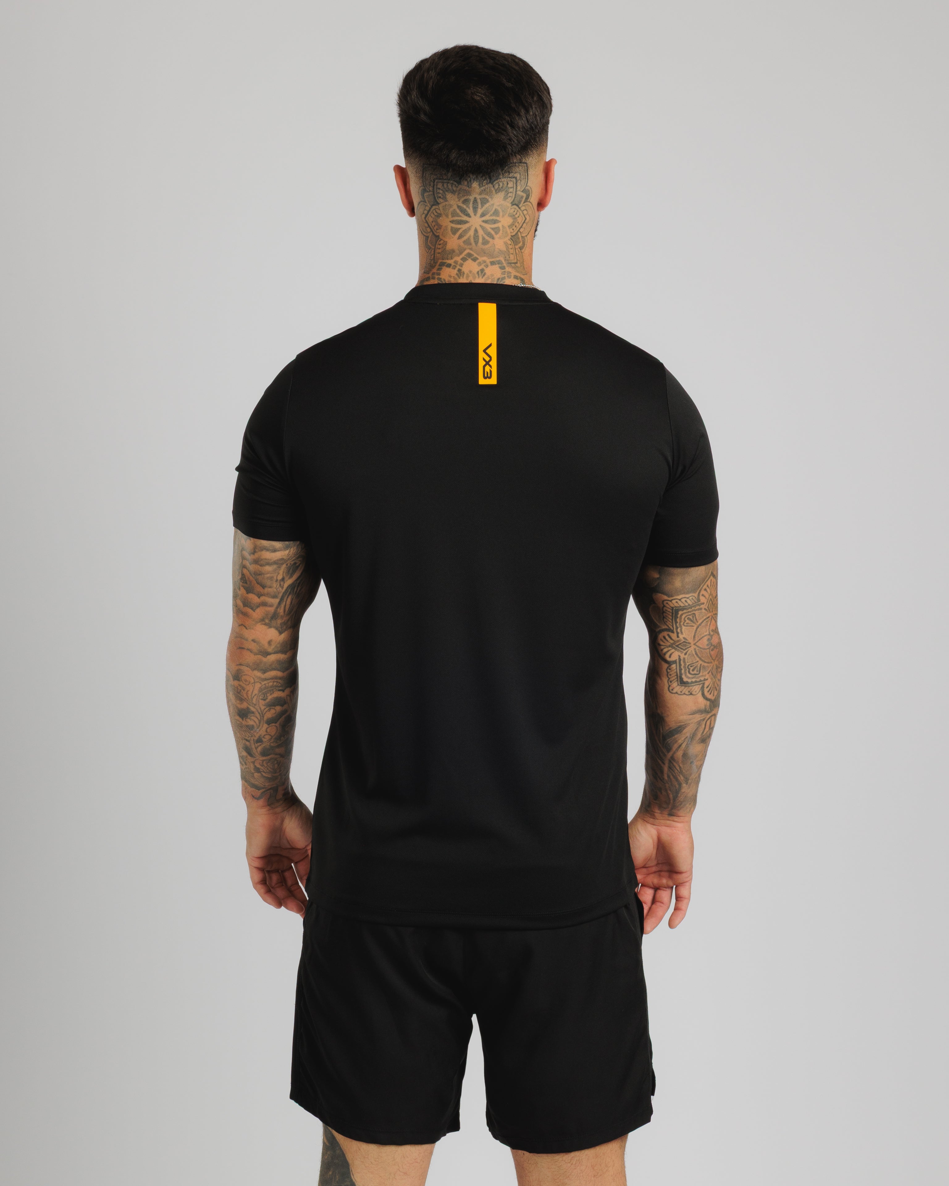 Fortis Tee Black/Amber