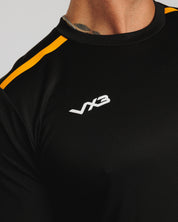 Fortis Tee Black/Amber