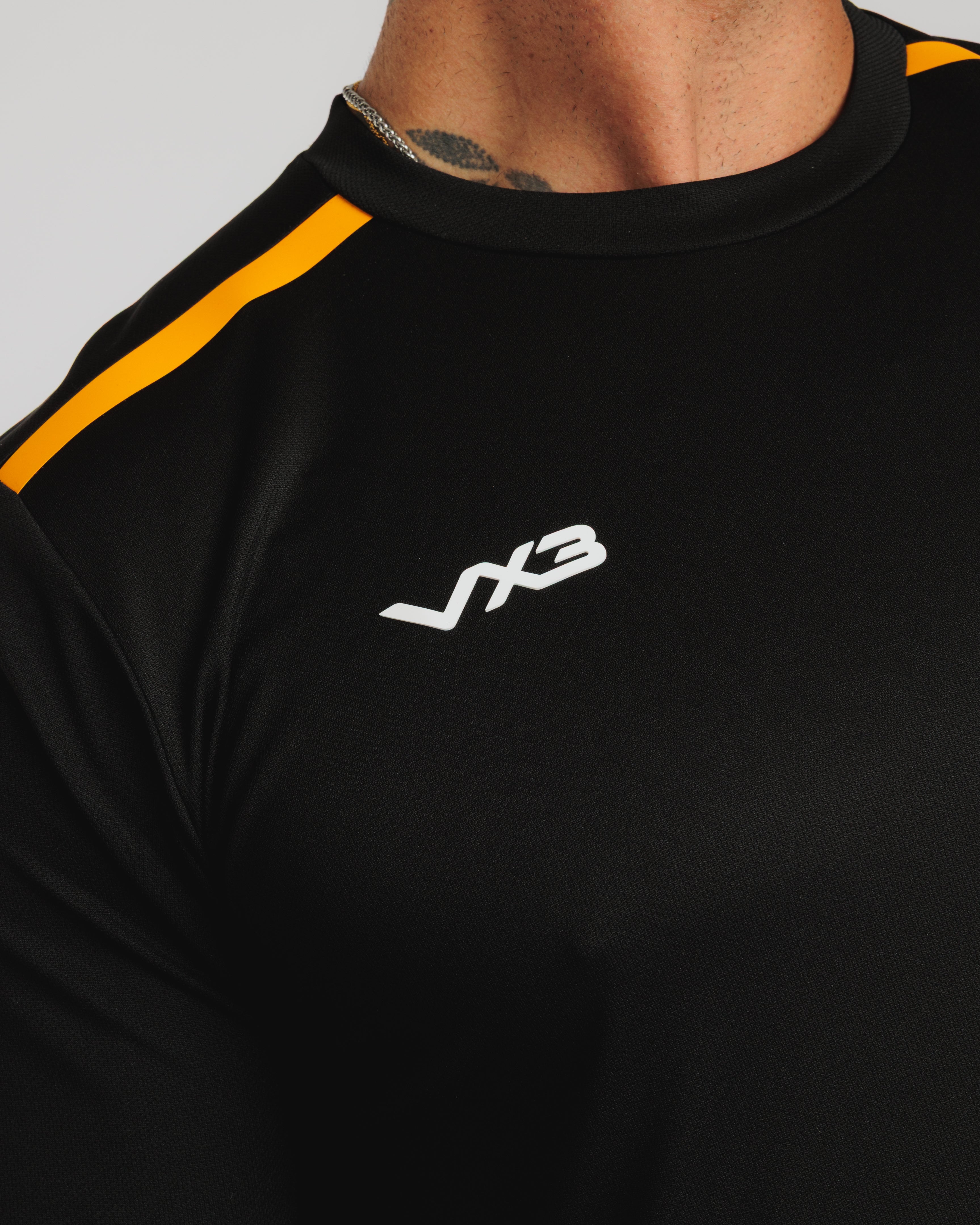 Fortis Tee Black/Amber