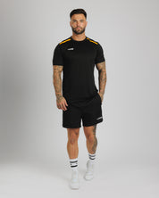 Fortis Tee Black/Amber