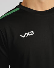 Fortis Tee Black/Emerald