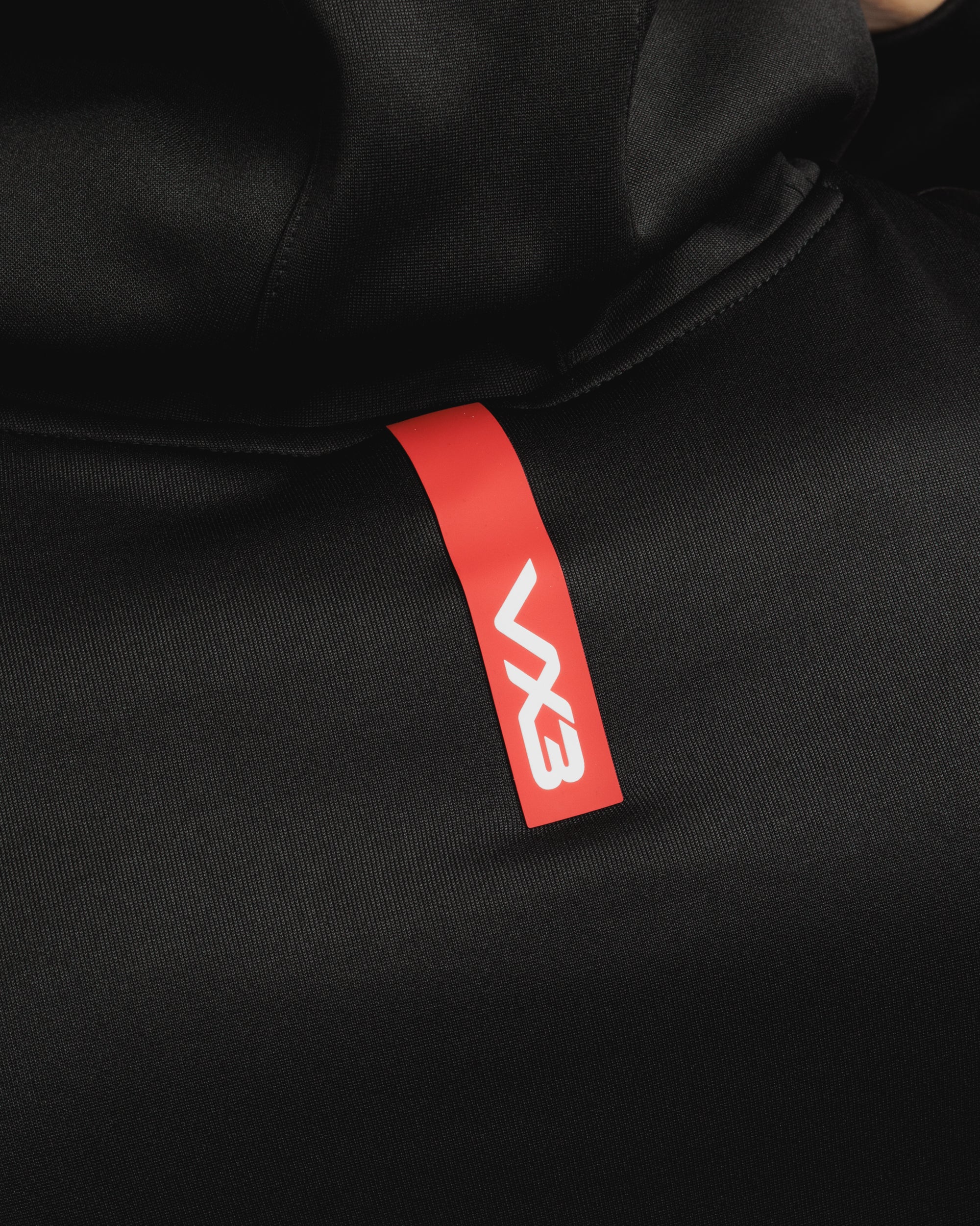 Fortis Hoodie Black/Red