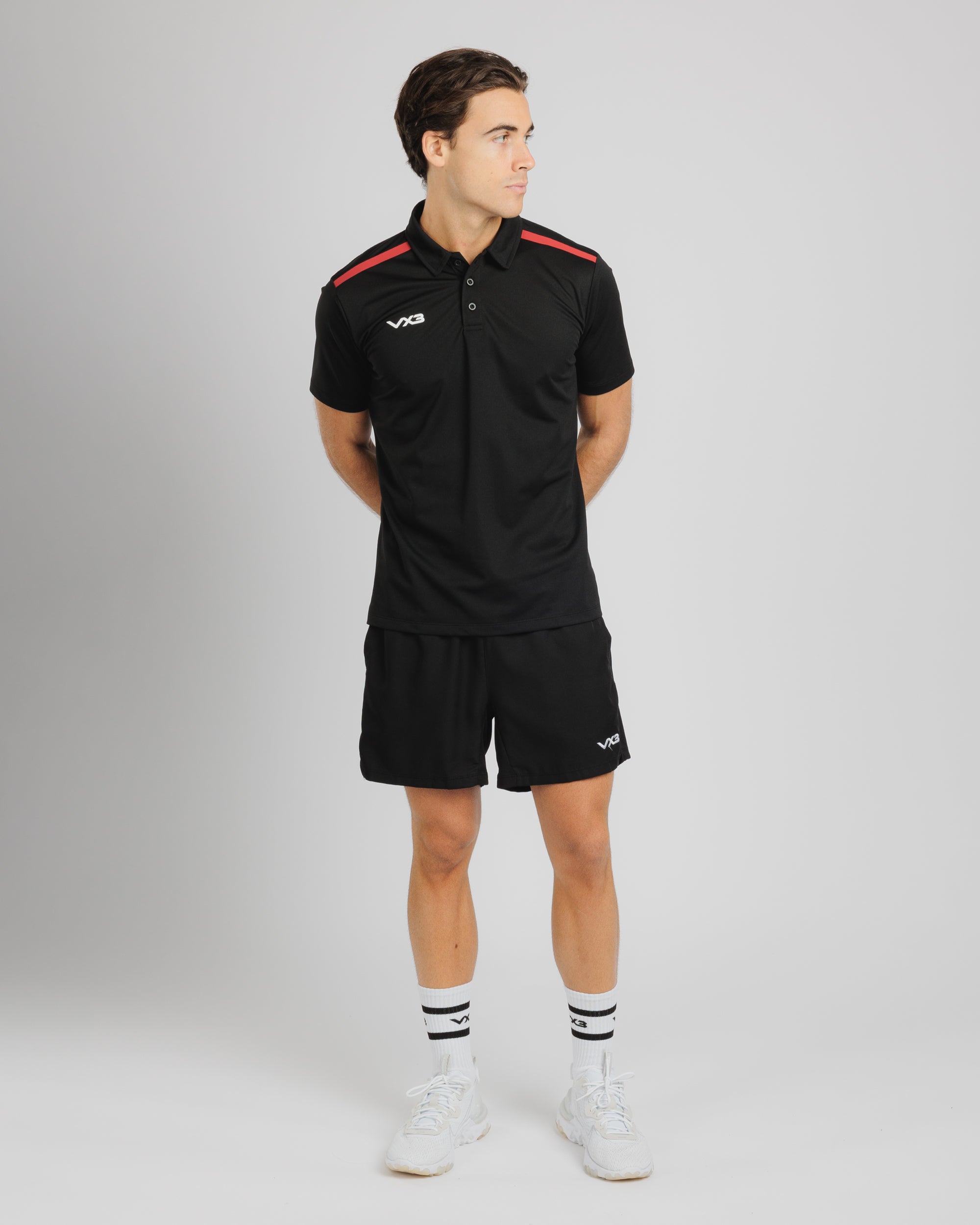 Fortis Polo Black/Red