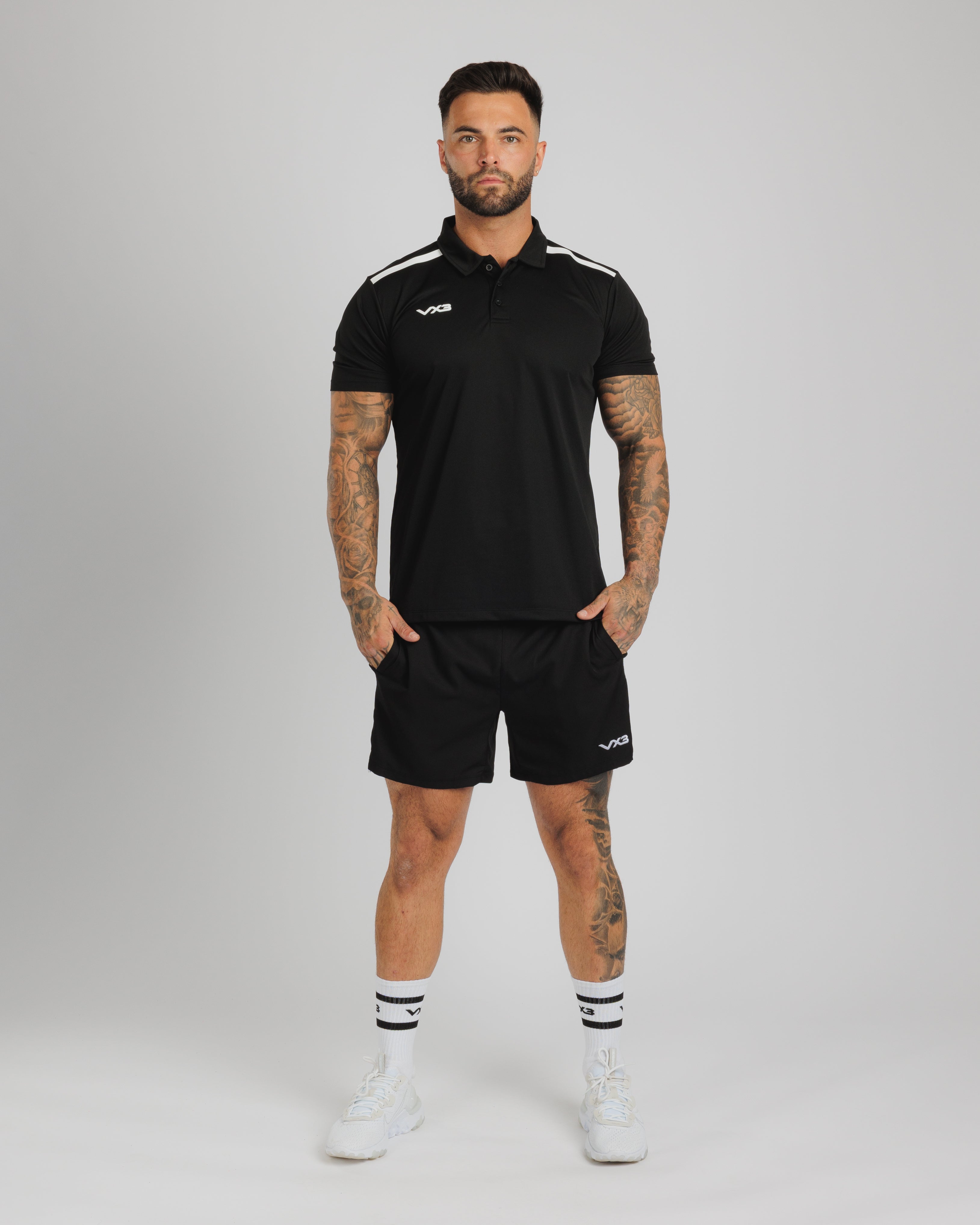 Fortis Polo Black/White