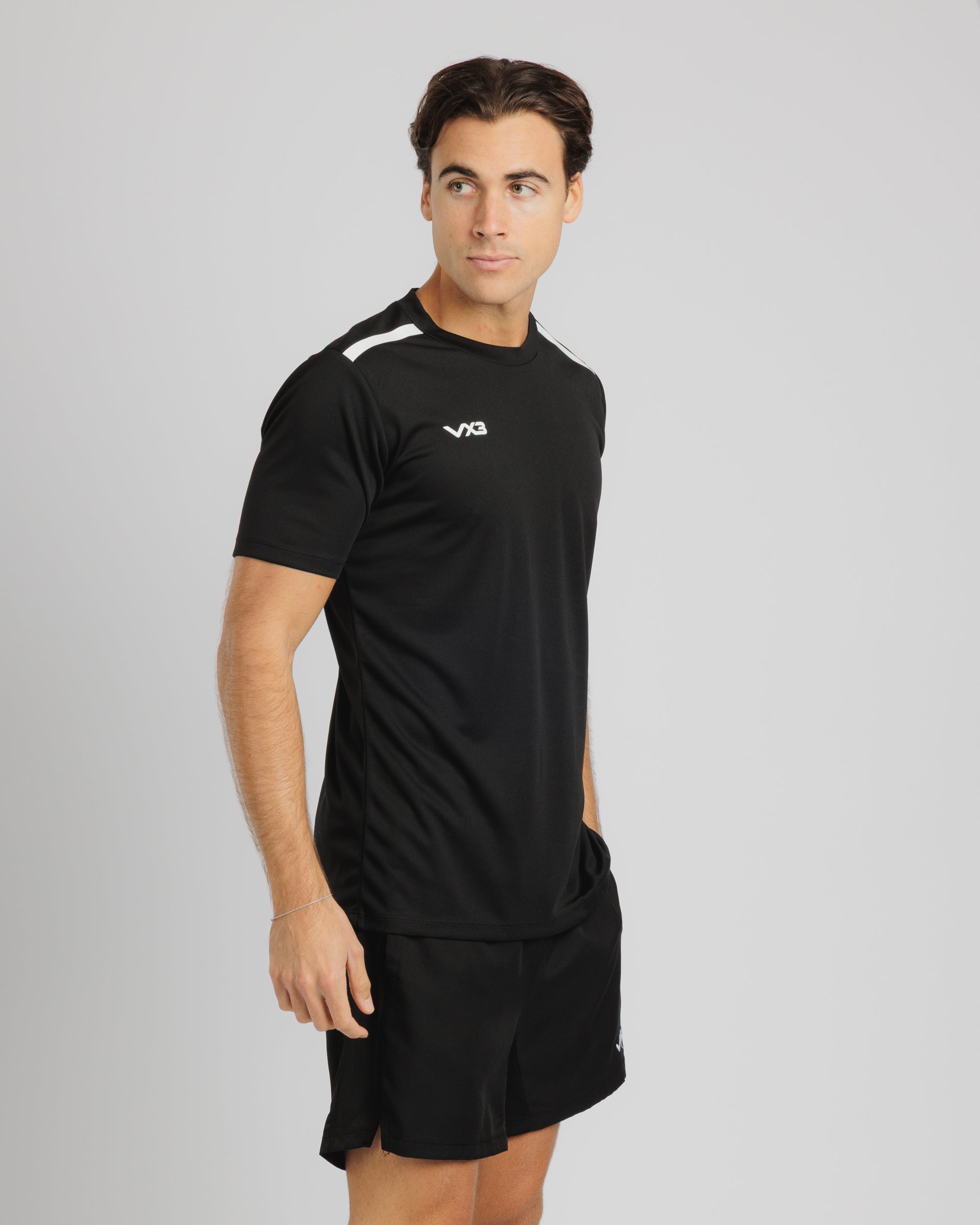 Fortis Tee Black/White