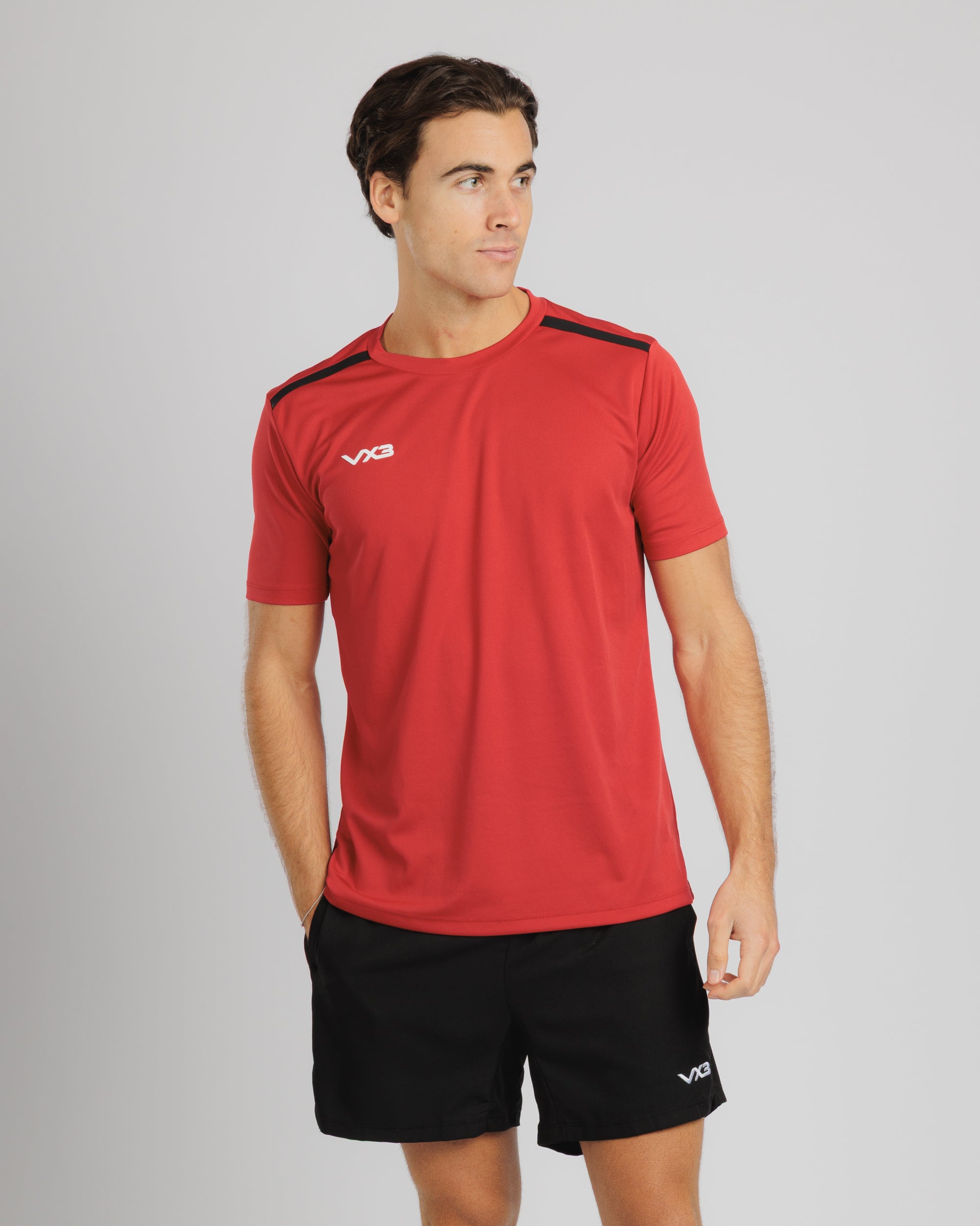 Fortis Tee Red/Black