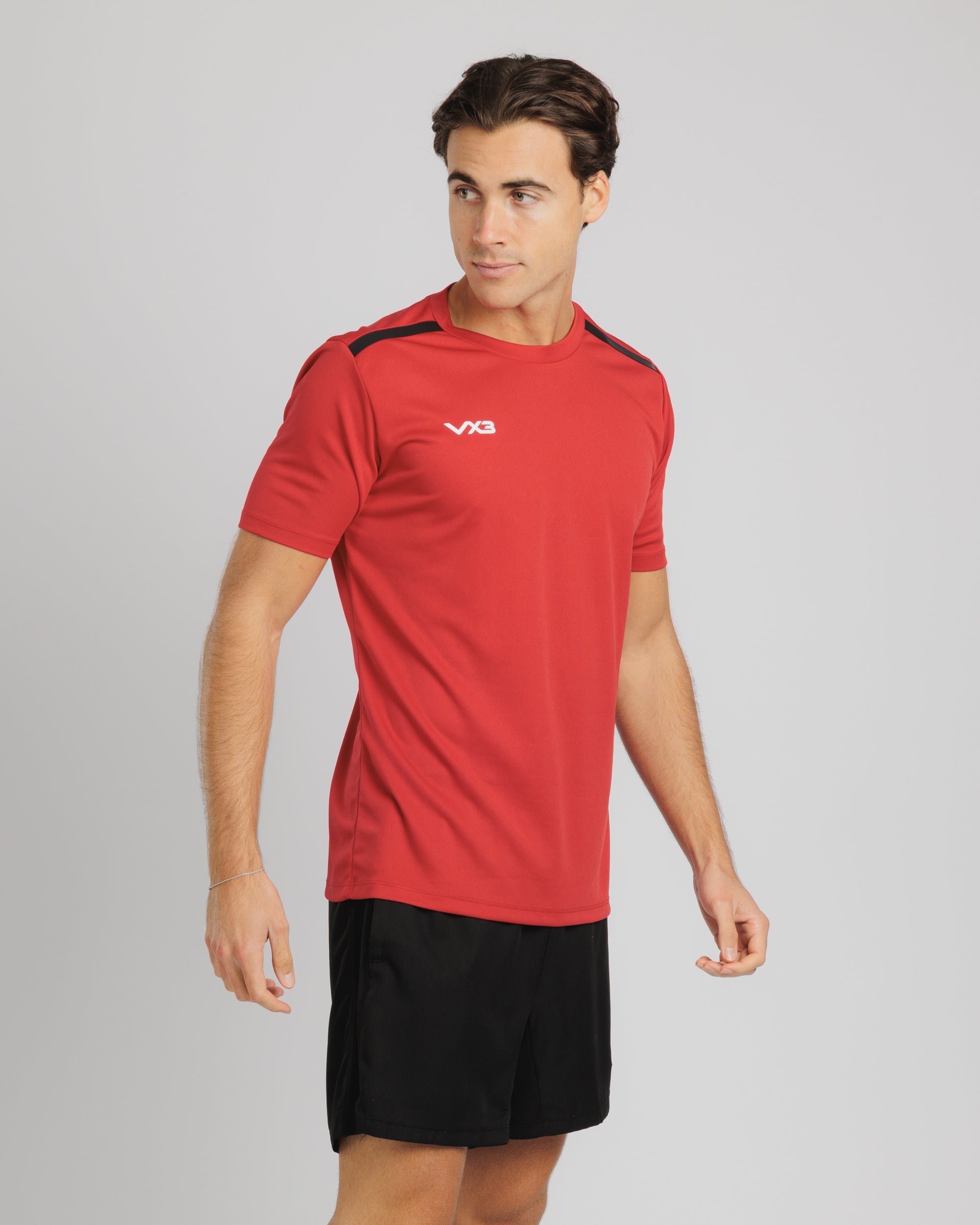 Fortis Tee Red/Black