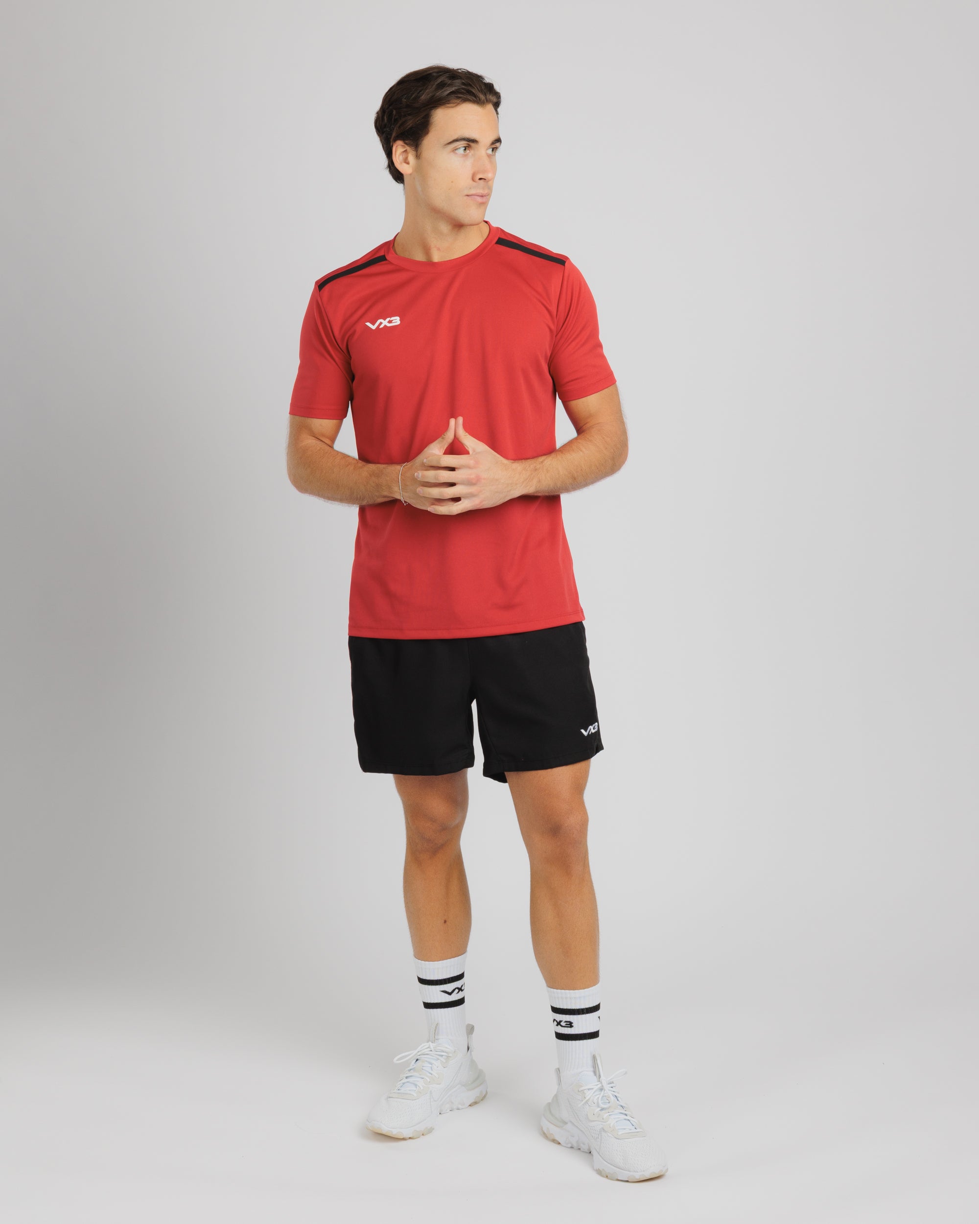 Fortis Tee Red/Black
