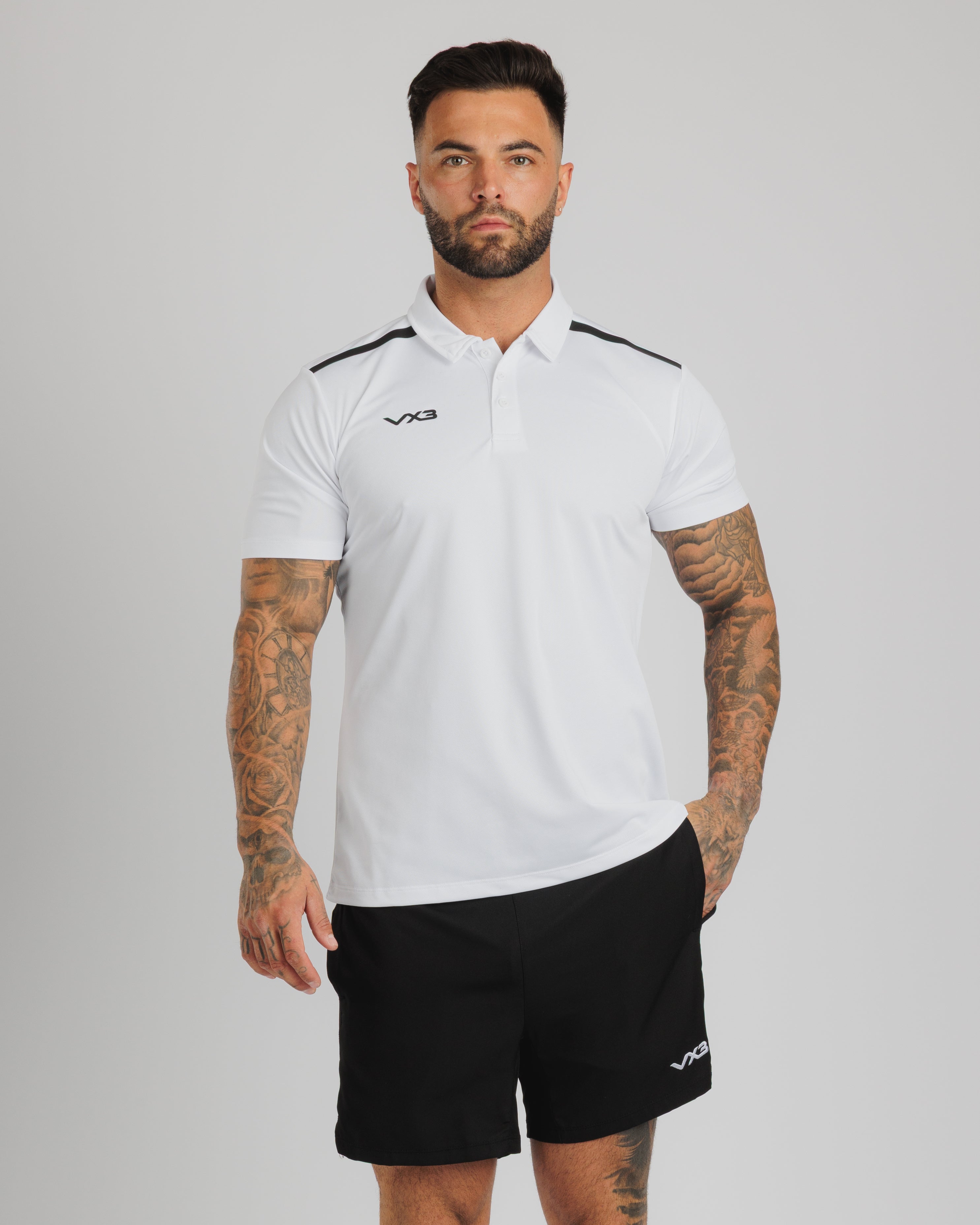 Fortis Polo White/Black