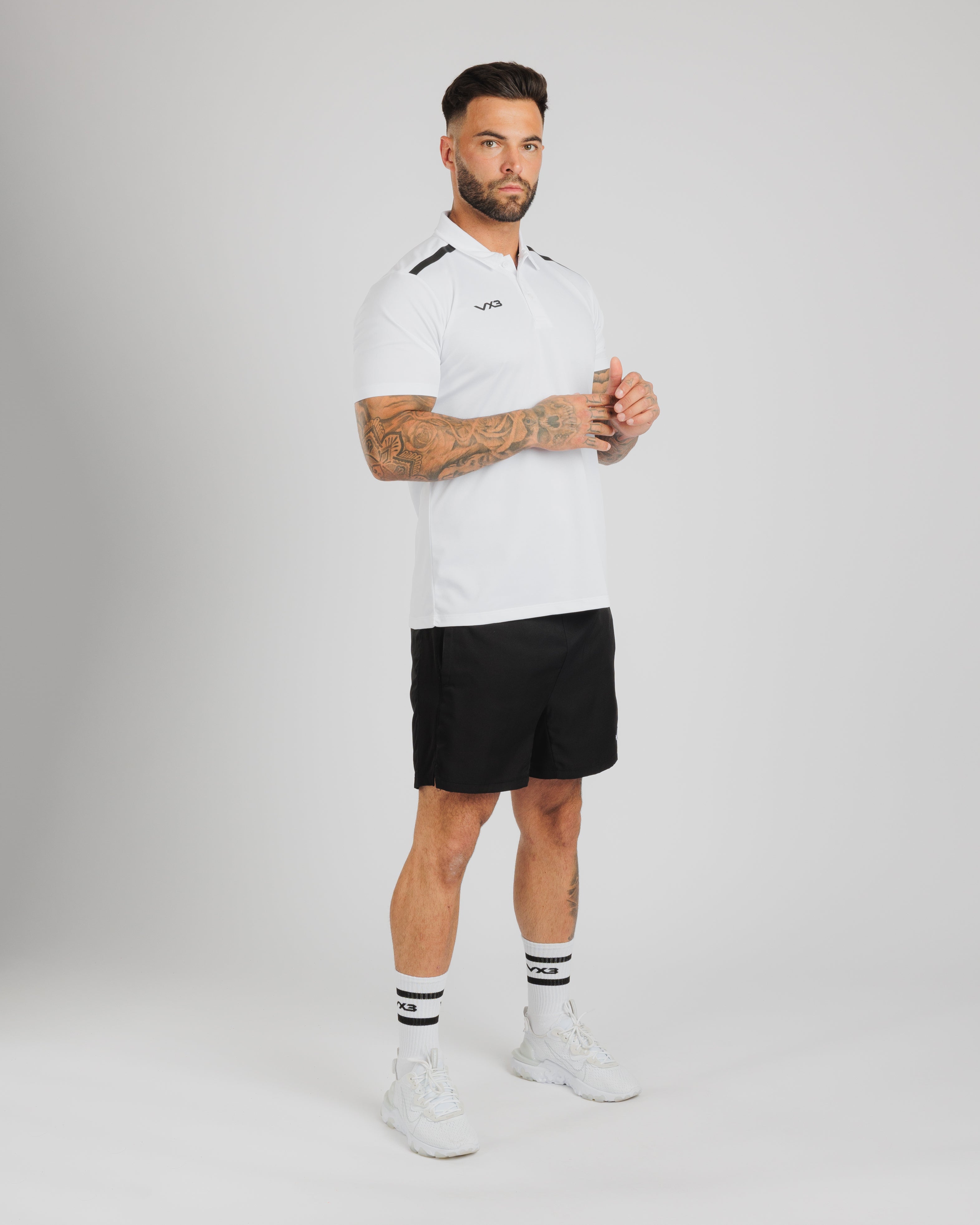 Fortis Polo White/Black
