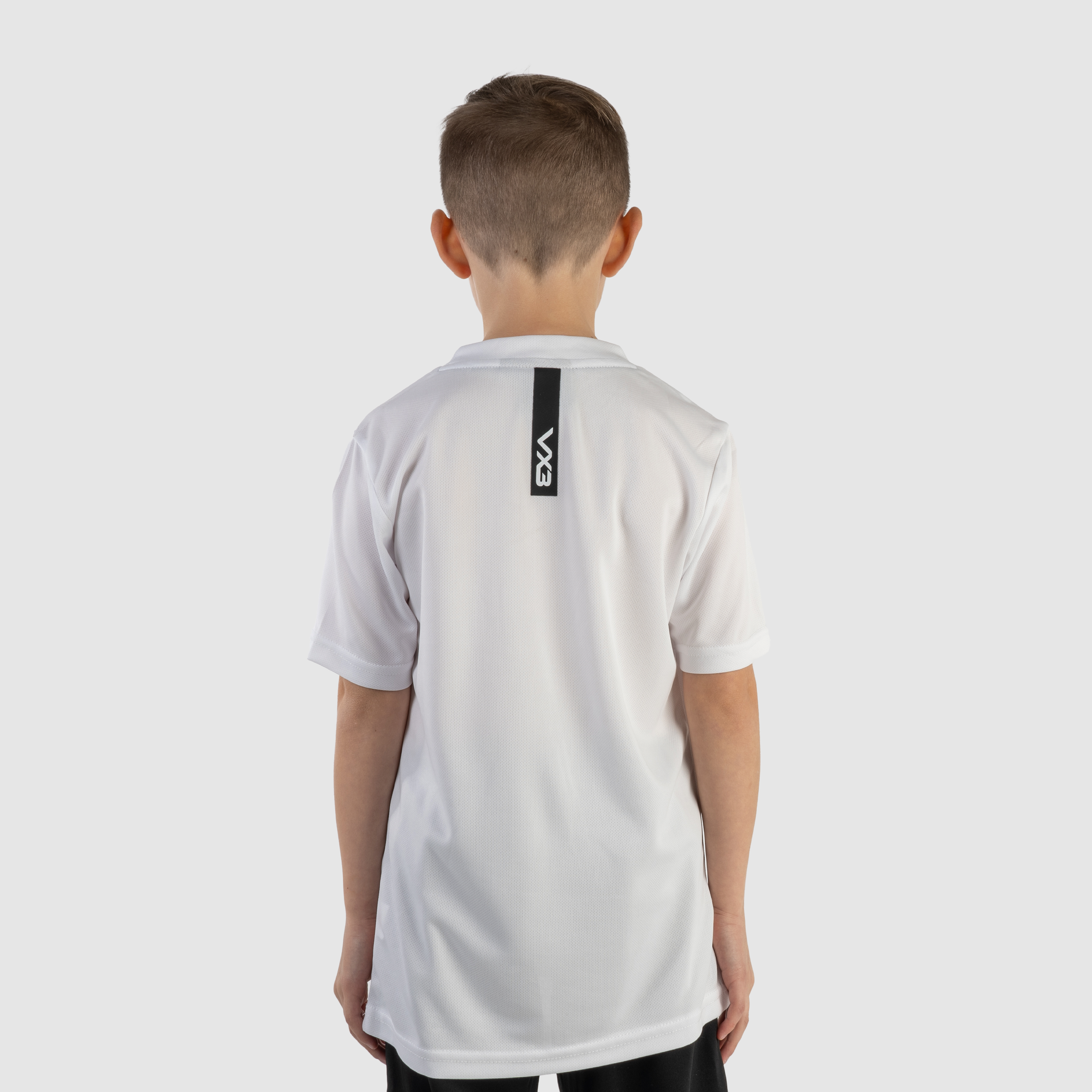Fortis Youth Tee White/Black