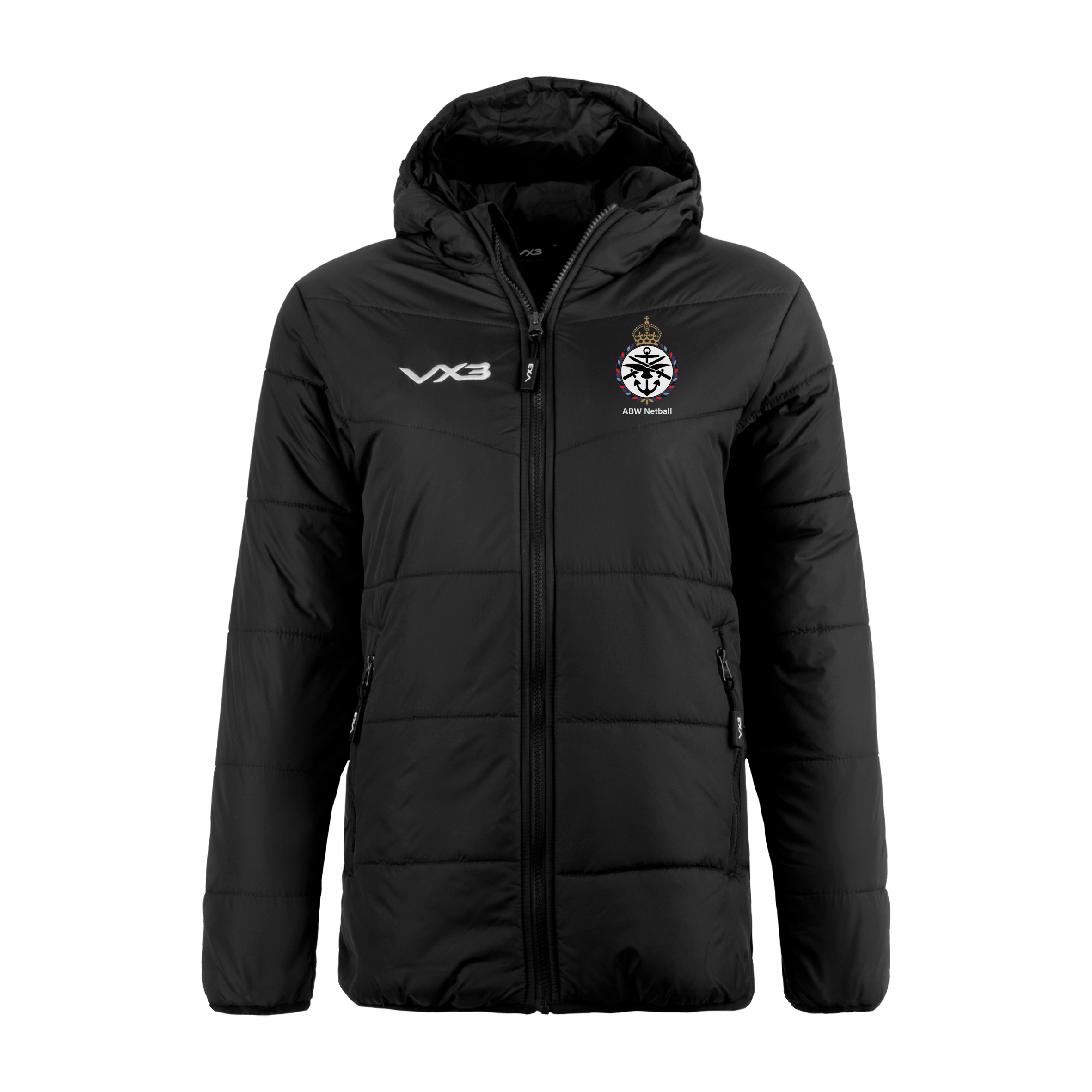 ABW Netball Lorica Quilted Jacket Ladies