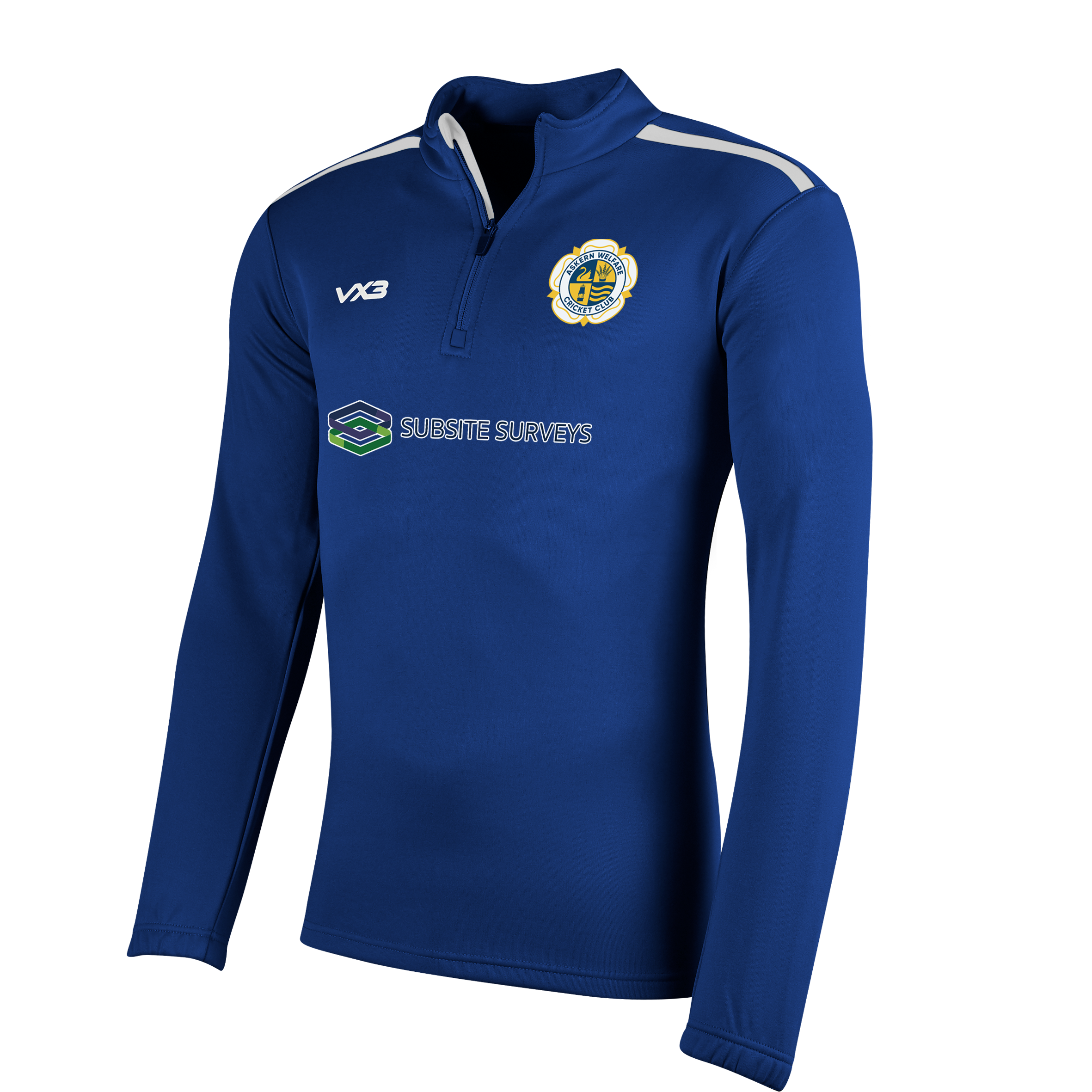 Askern Welfare Cricket Club Fortis Youth Quarter Zip Sweat