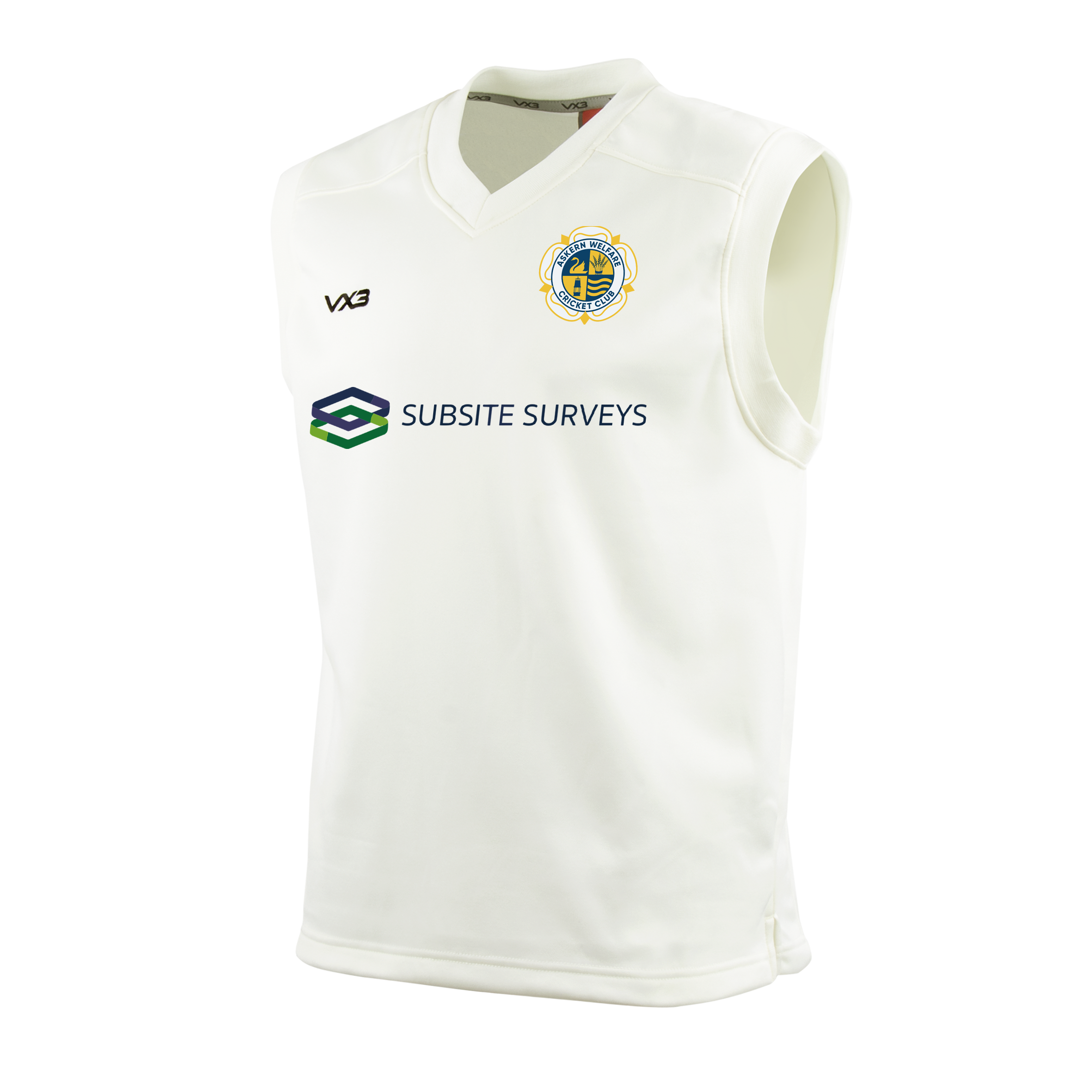 Askern Welfare Cricket Club Cricket Whites Slipover Elite