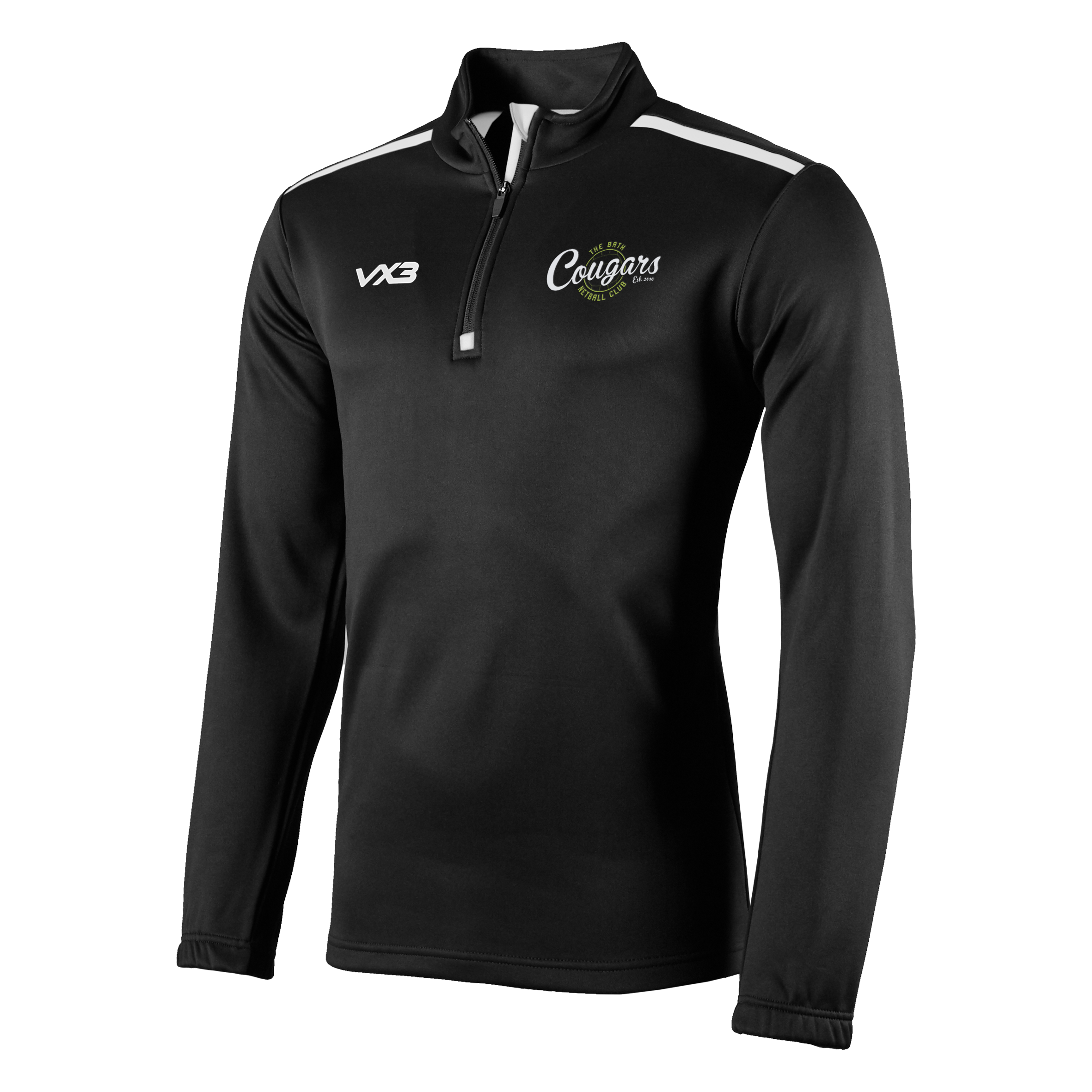 Bath Cougars Netball Club Fortis Youth Quarter Zip Sweat