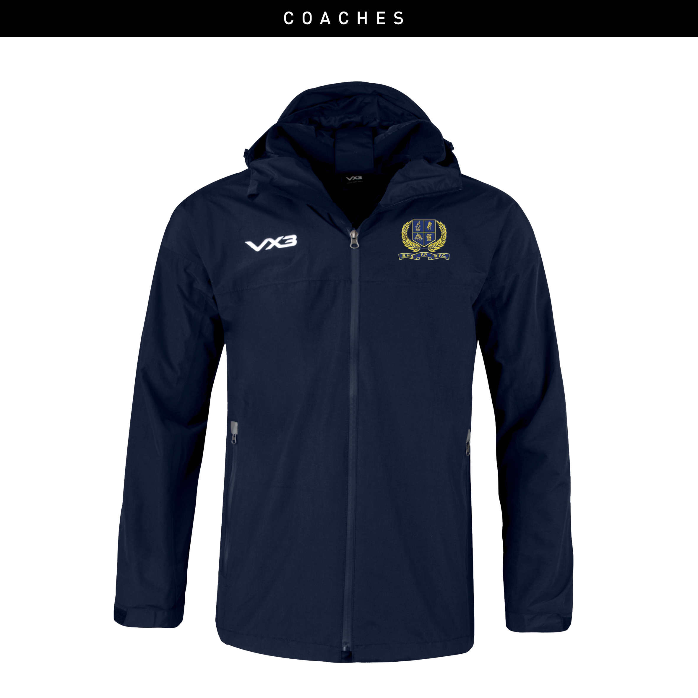 Belfast High School Former Pupils RFC Coach Protego Waterproof Jacket