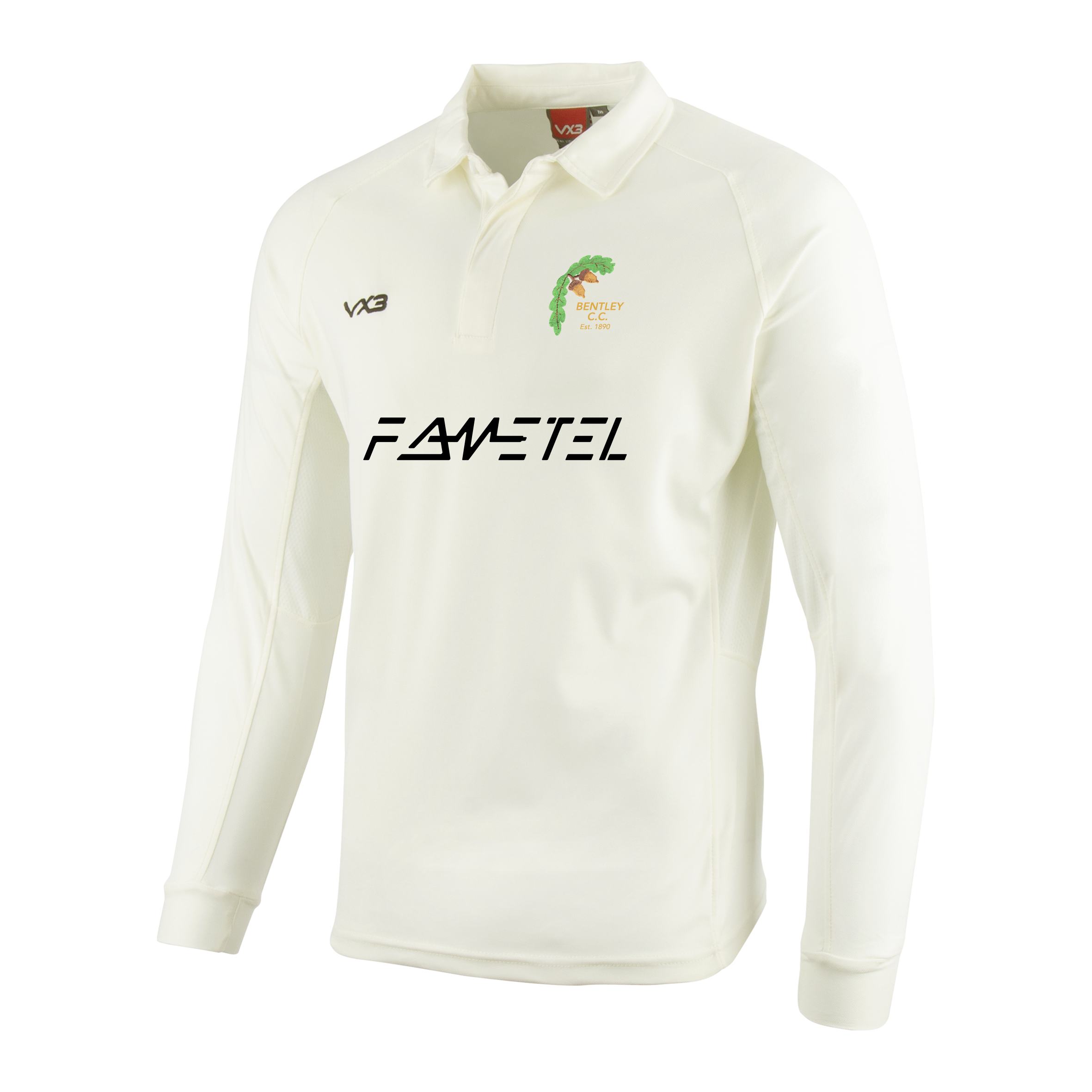 Bentley CC Cricket Whites Long Sleeve Shirt