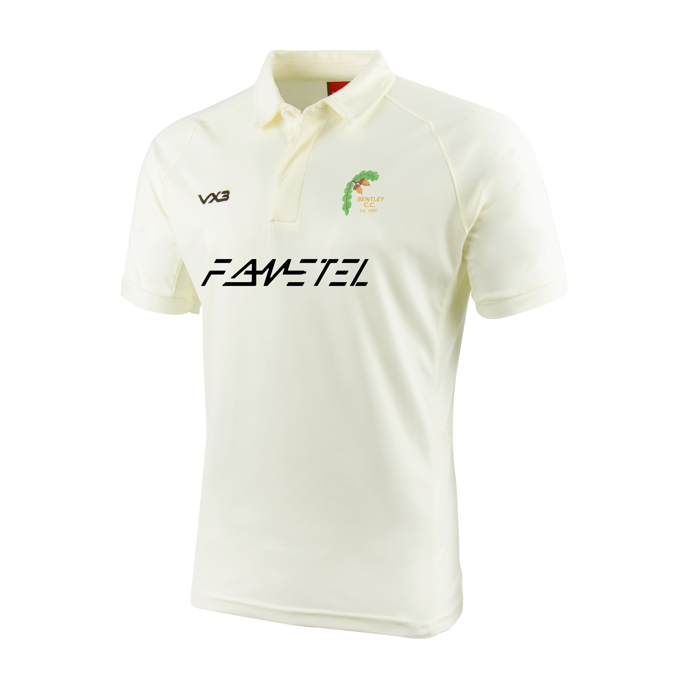 Bentley CC Cricket Whites Youth Short Sleeve Shirt