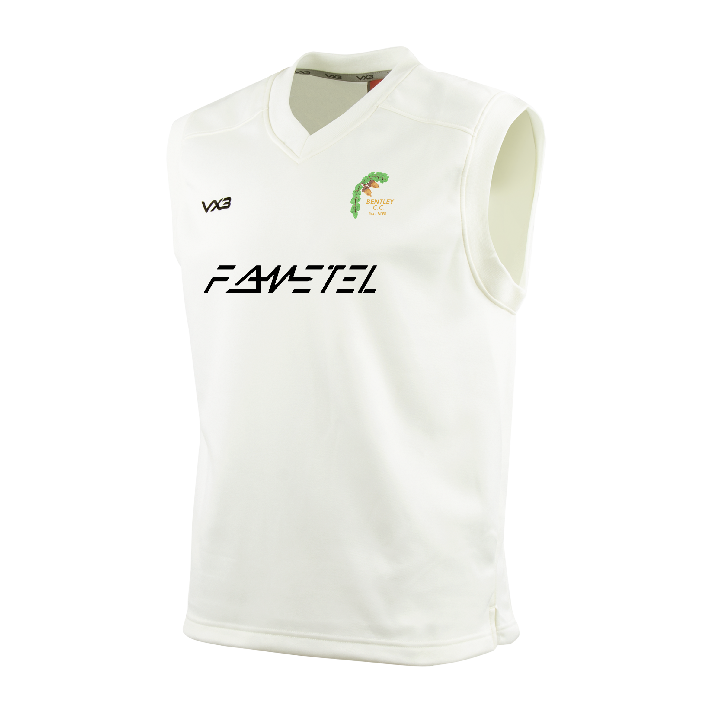 Bentley CC Cricket Whites Youth Slipover Elite