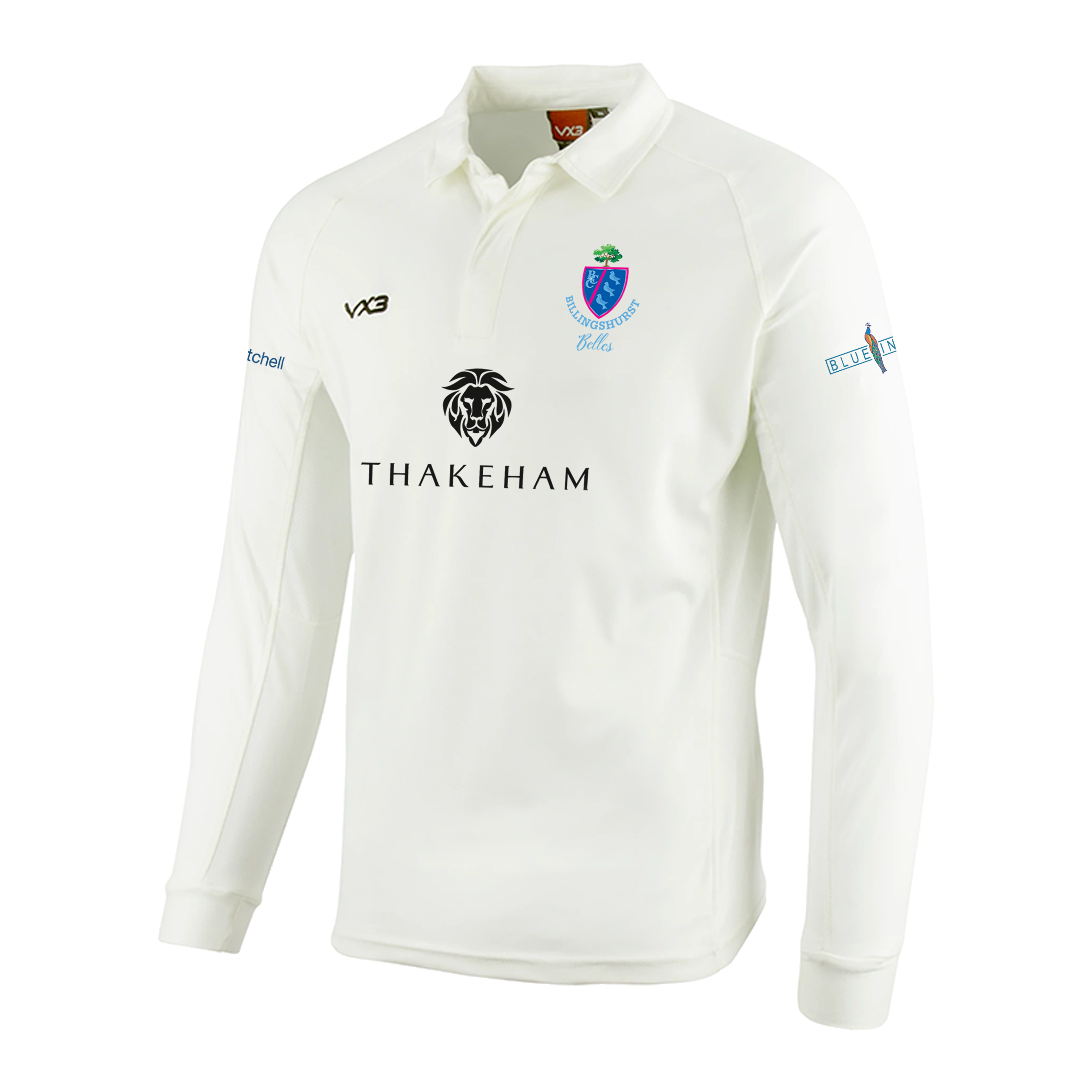 Billingshurst Belles CC Cricket Whites Long Sleeve Shirt
