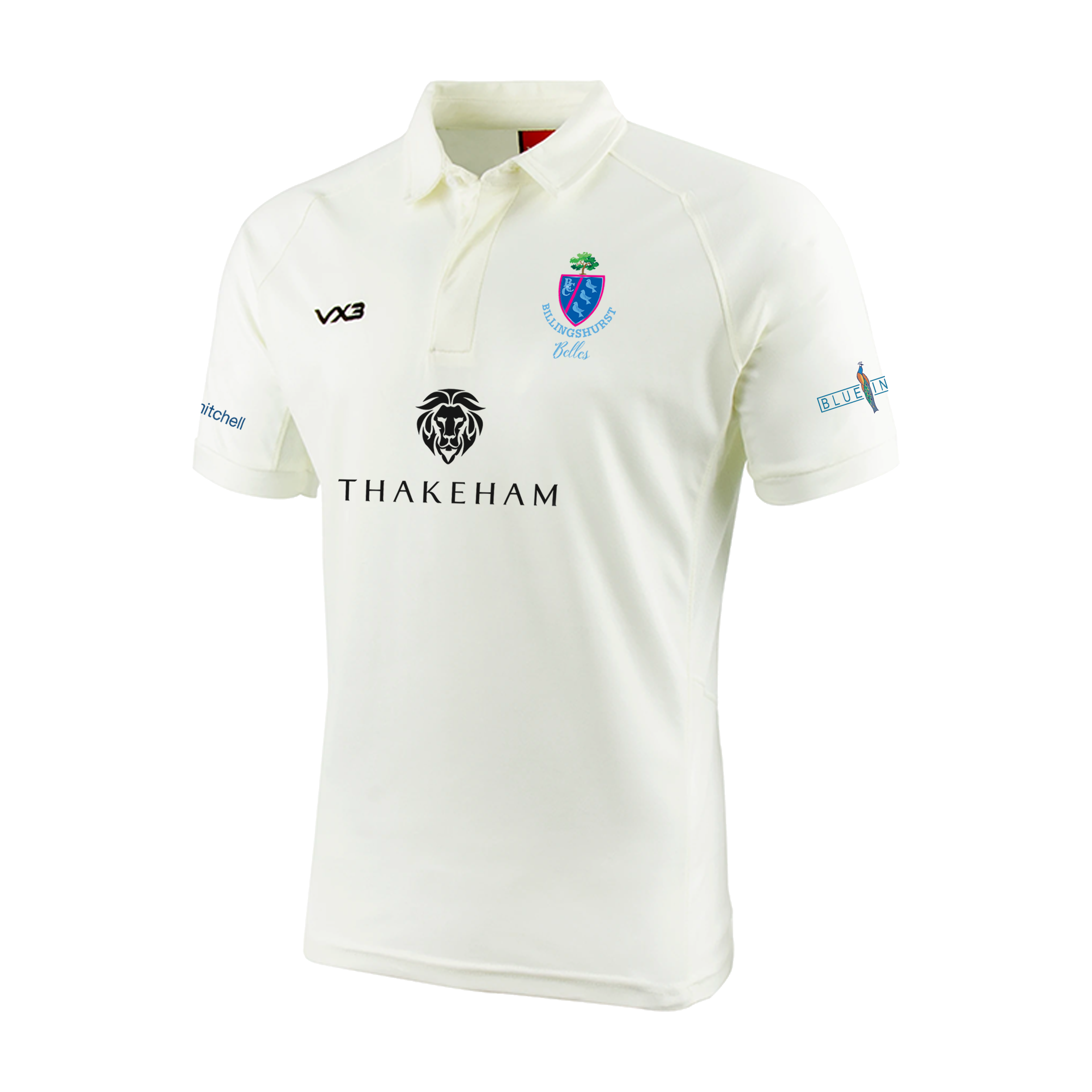 Billingshurst Belles CC Cricket Whites Short Sleeve Shirt
