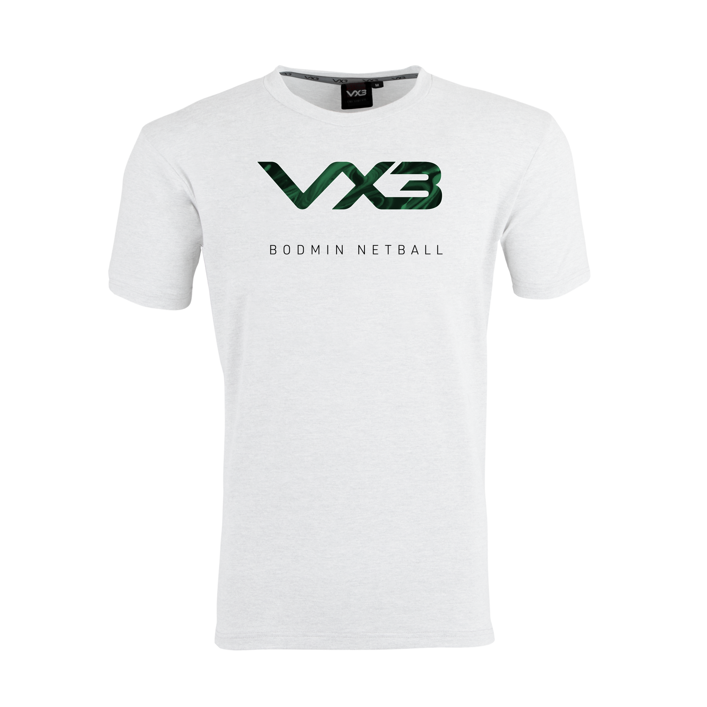Bodmin Netball Club White Invicta Club Tee
