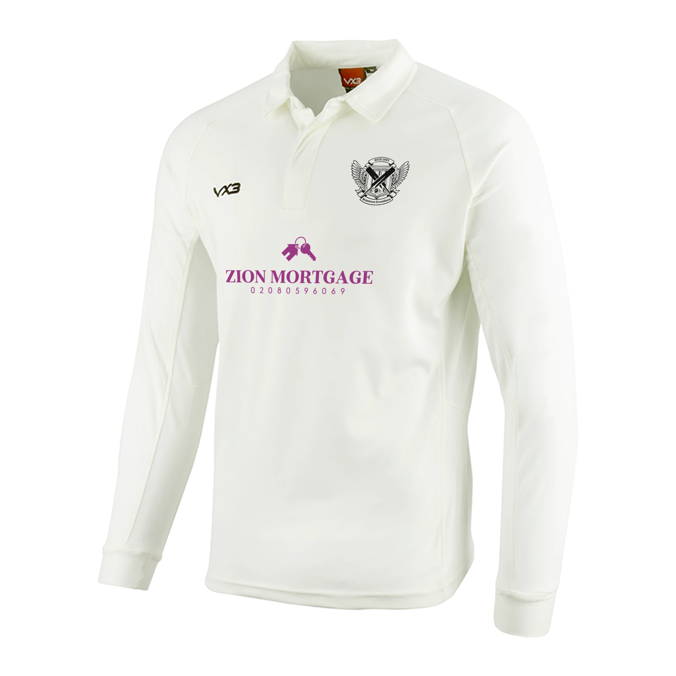 Breamore Dravidians Cricket Club Long Sleeve Shirt