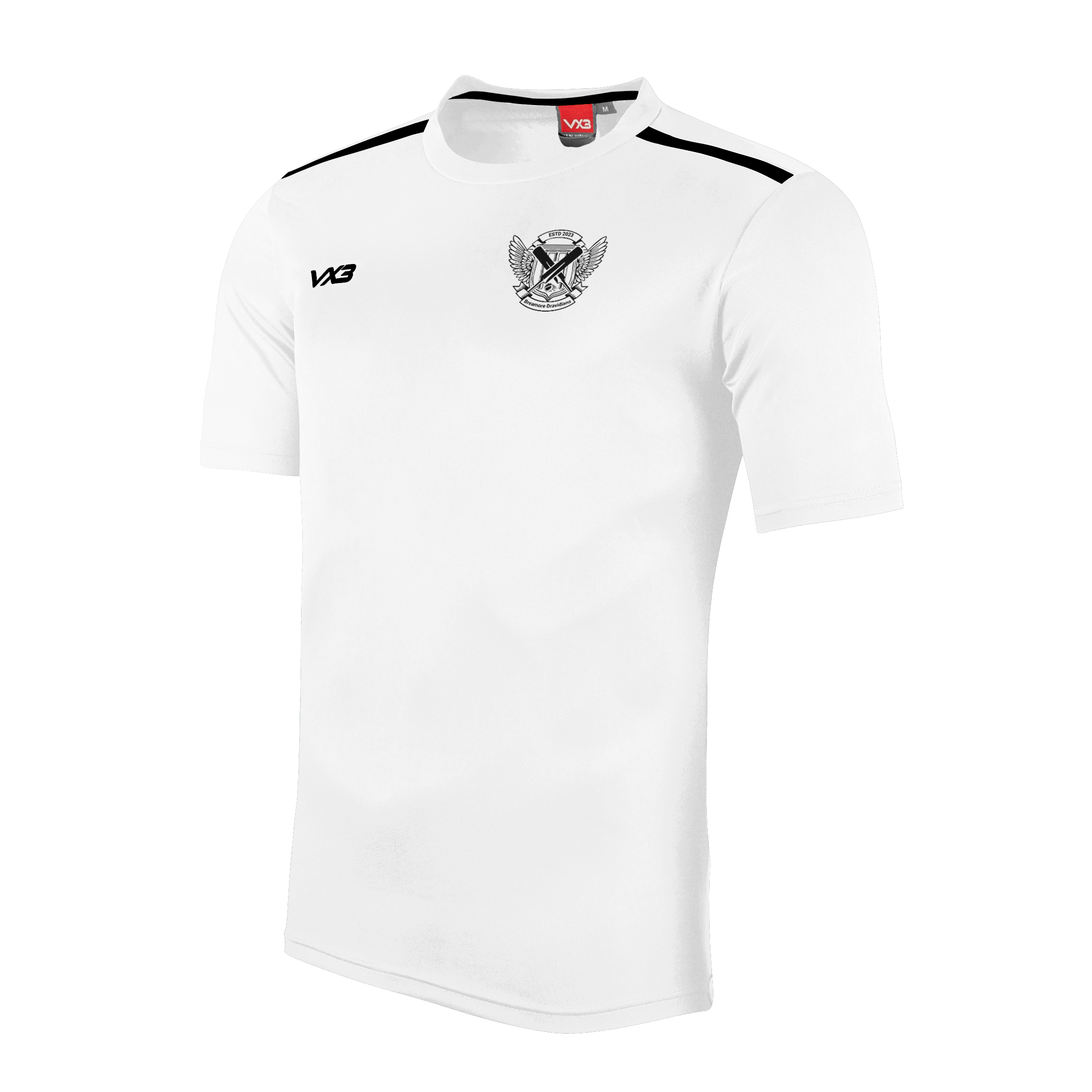 Breamore Dravidians Cricket Club White Fortis Tee