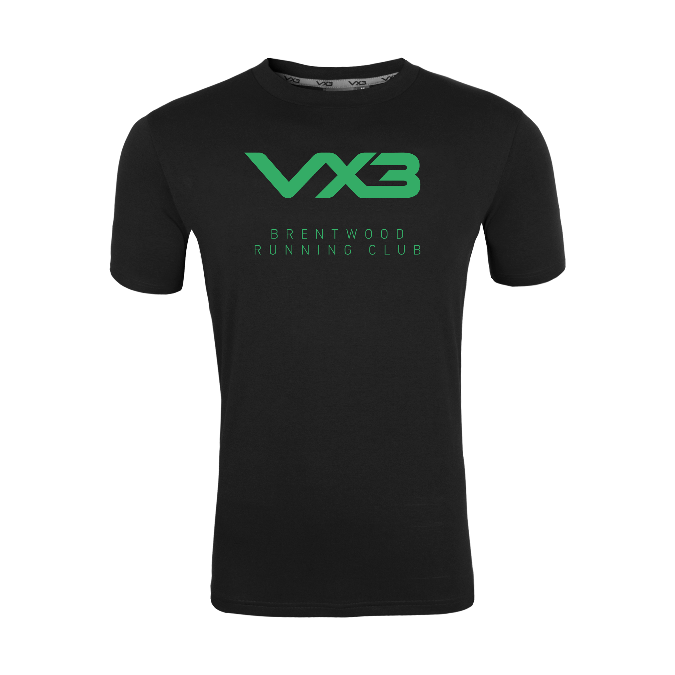 Brentwood Running Club Black Invicta Club Tee