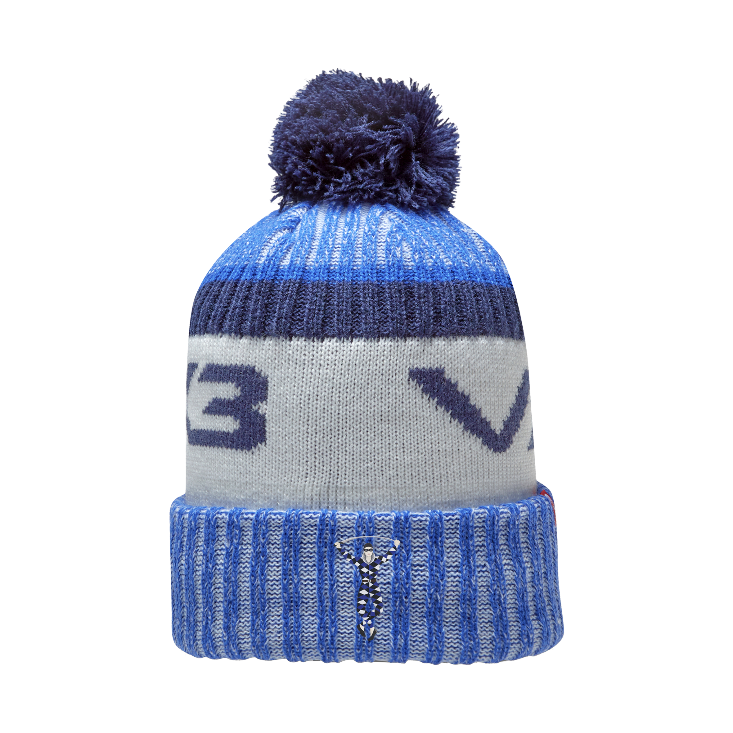 Harlequins rugby top bobble hat