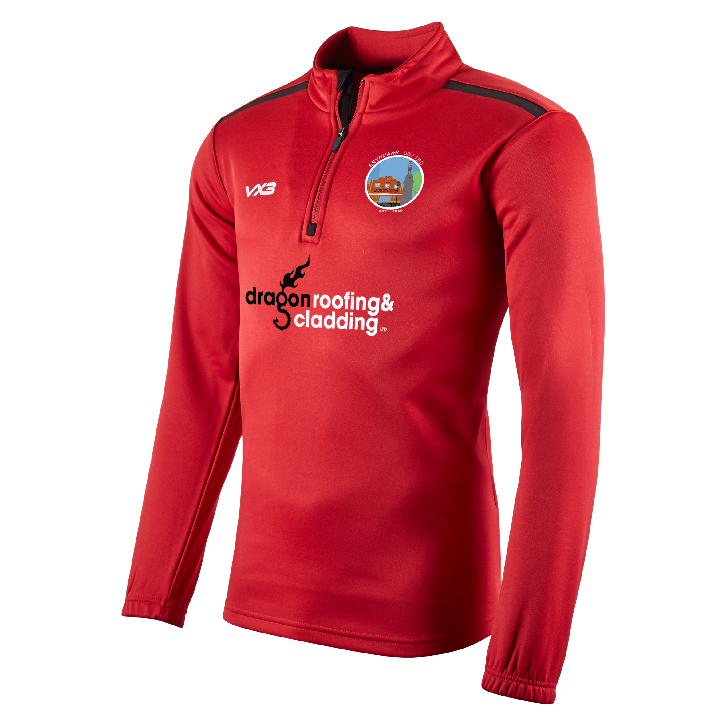 Brynmawr United FC Fortis Quarter Zip Sweat