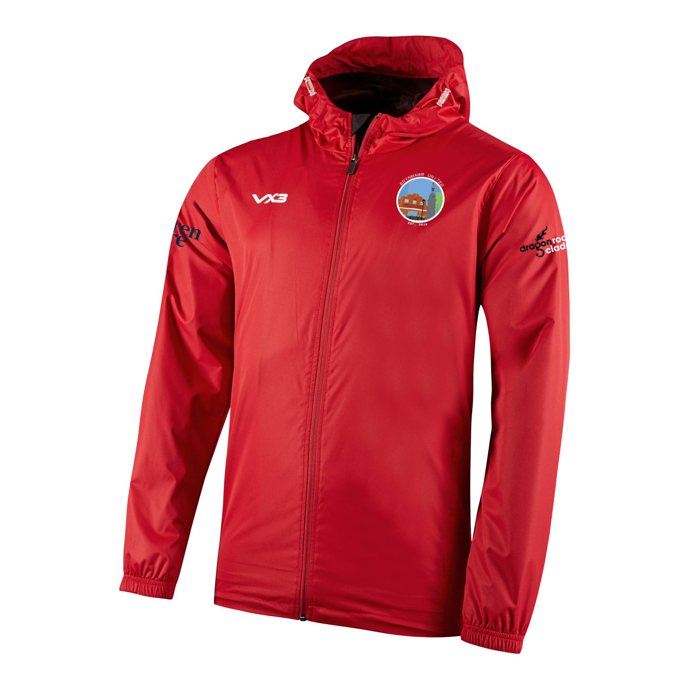Brynmawr United FC Red Primus Rain Jacket
