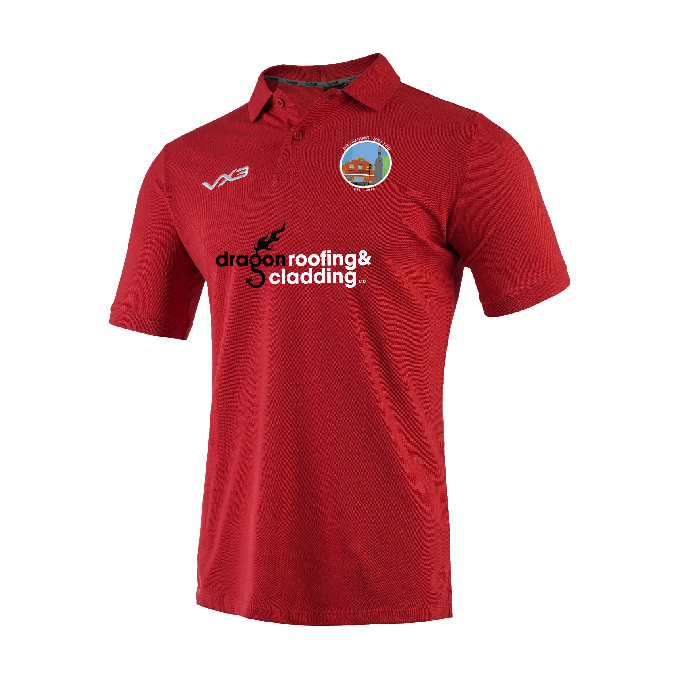 Brynmawr United FC Red Primus Polo Shirt