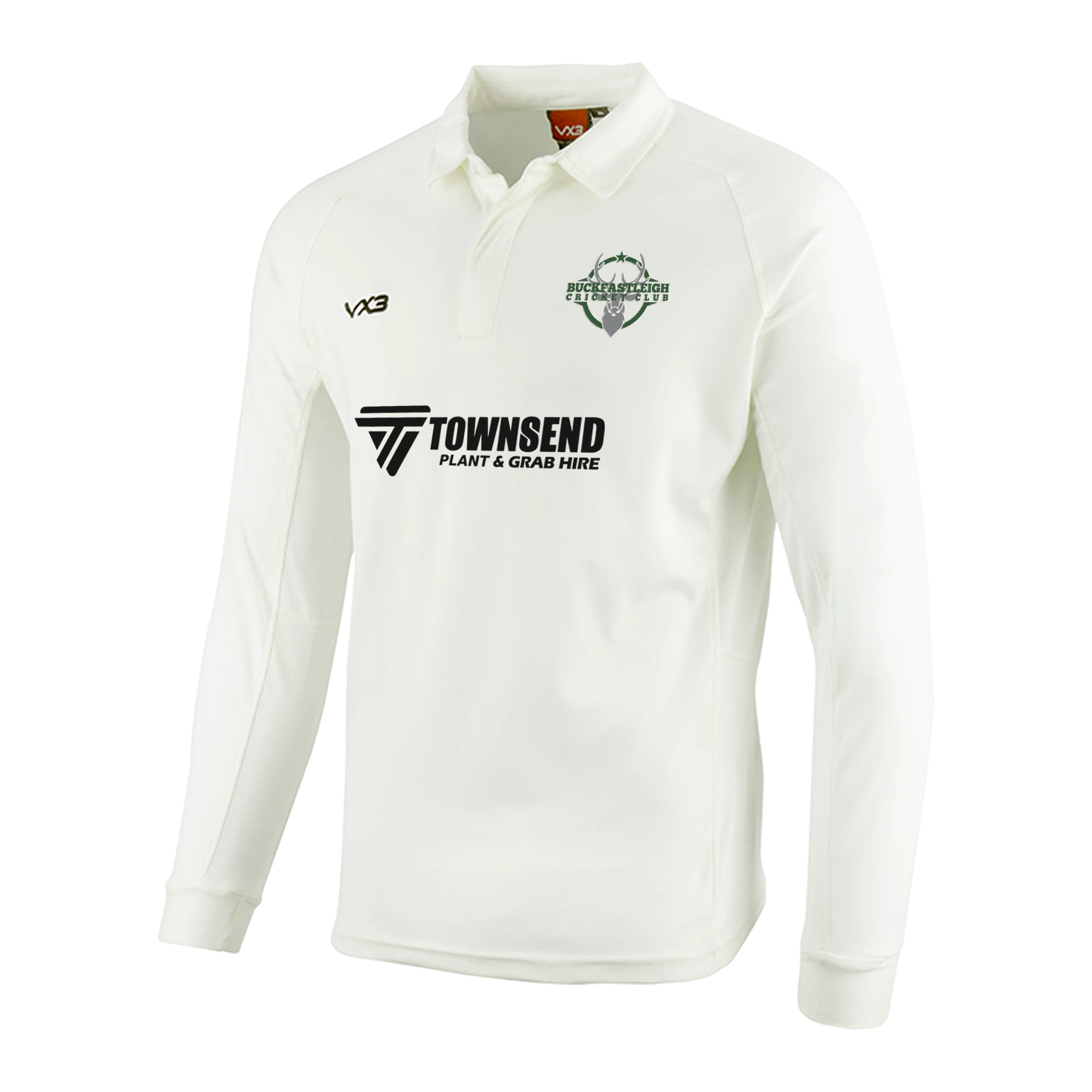 Buckfastleigh Cricket Club Youth Long Sleeve Shirt
