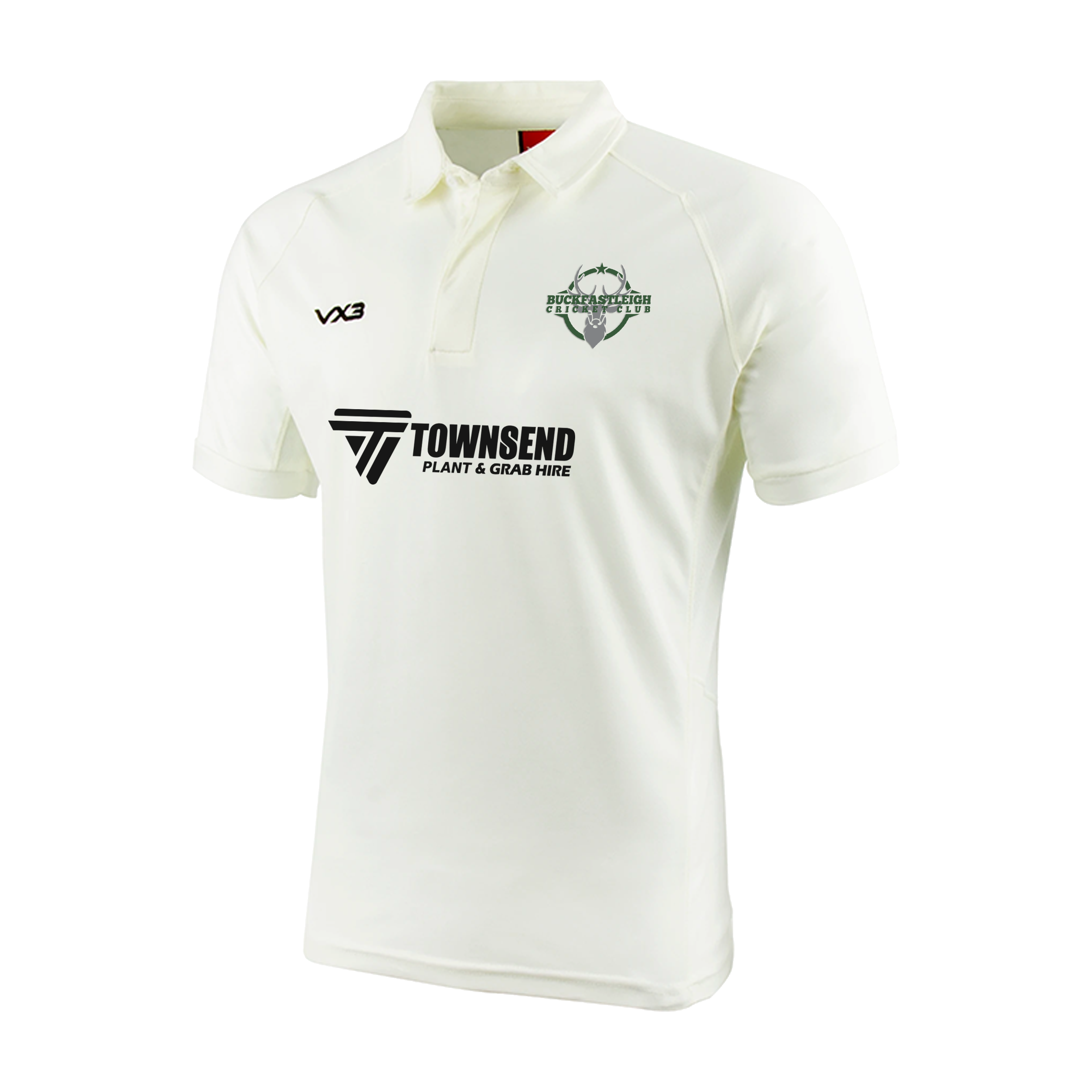 Buckfastleigh Cricket Club Youth Short Sleeve Shirt