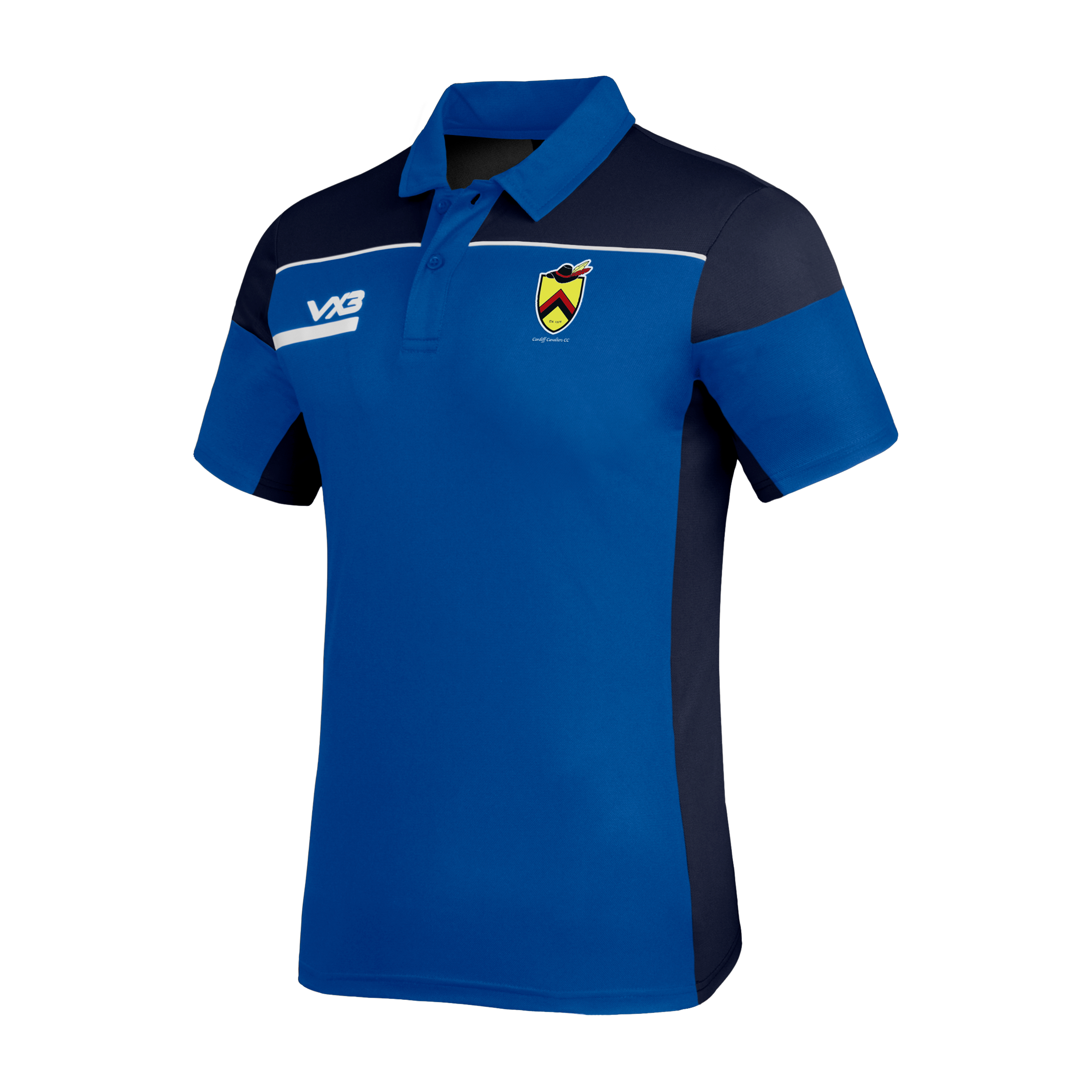 Cardiff Cavaliers CC Opus Polo - Royal/Navy