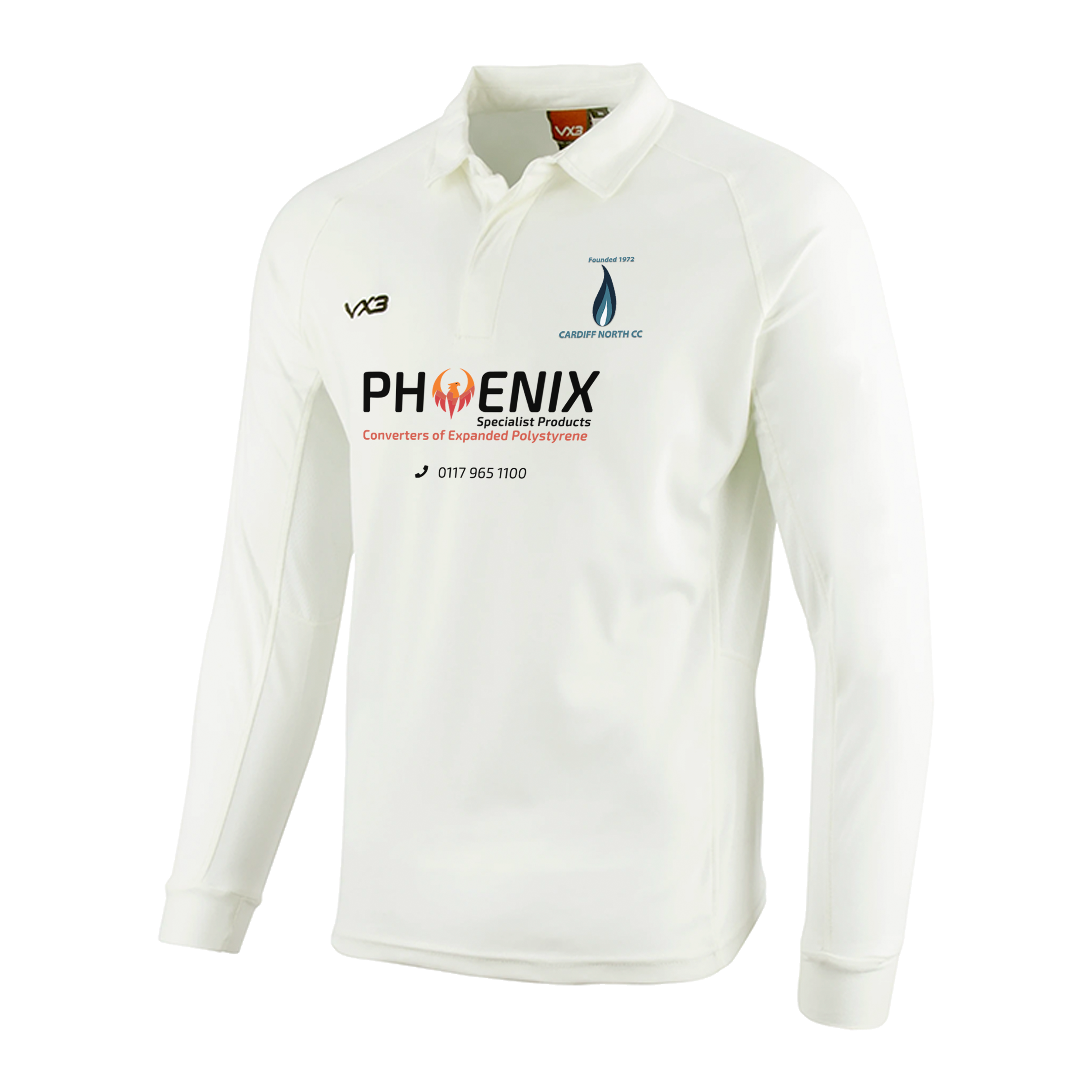 Cardiff North CC Youth Long Sleeve Shirt