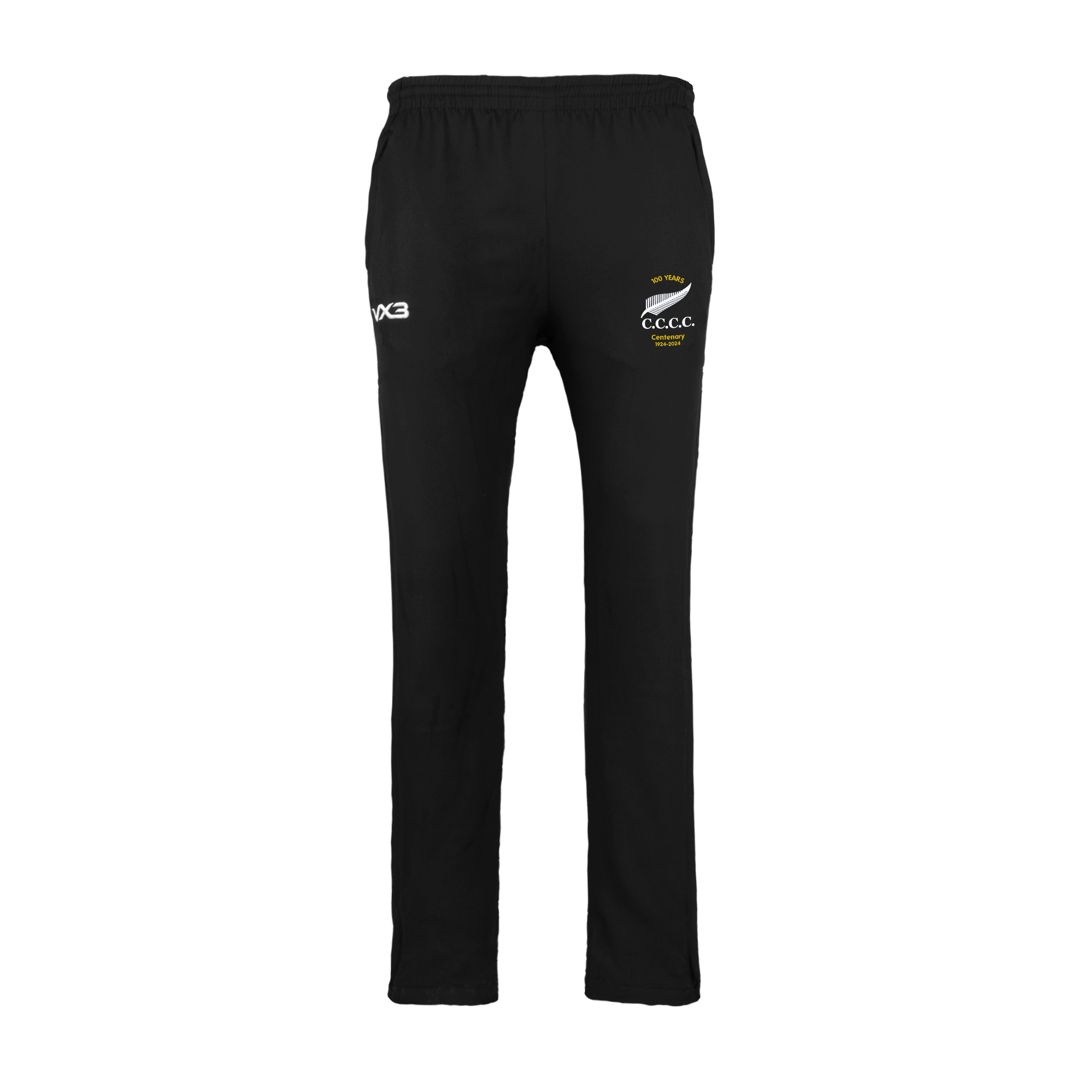 Christchurch CC - Centenary Braca Trackpant Black Youth