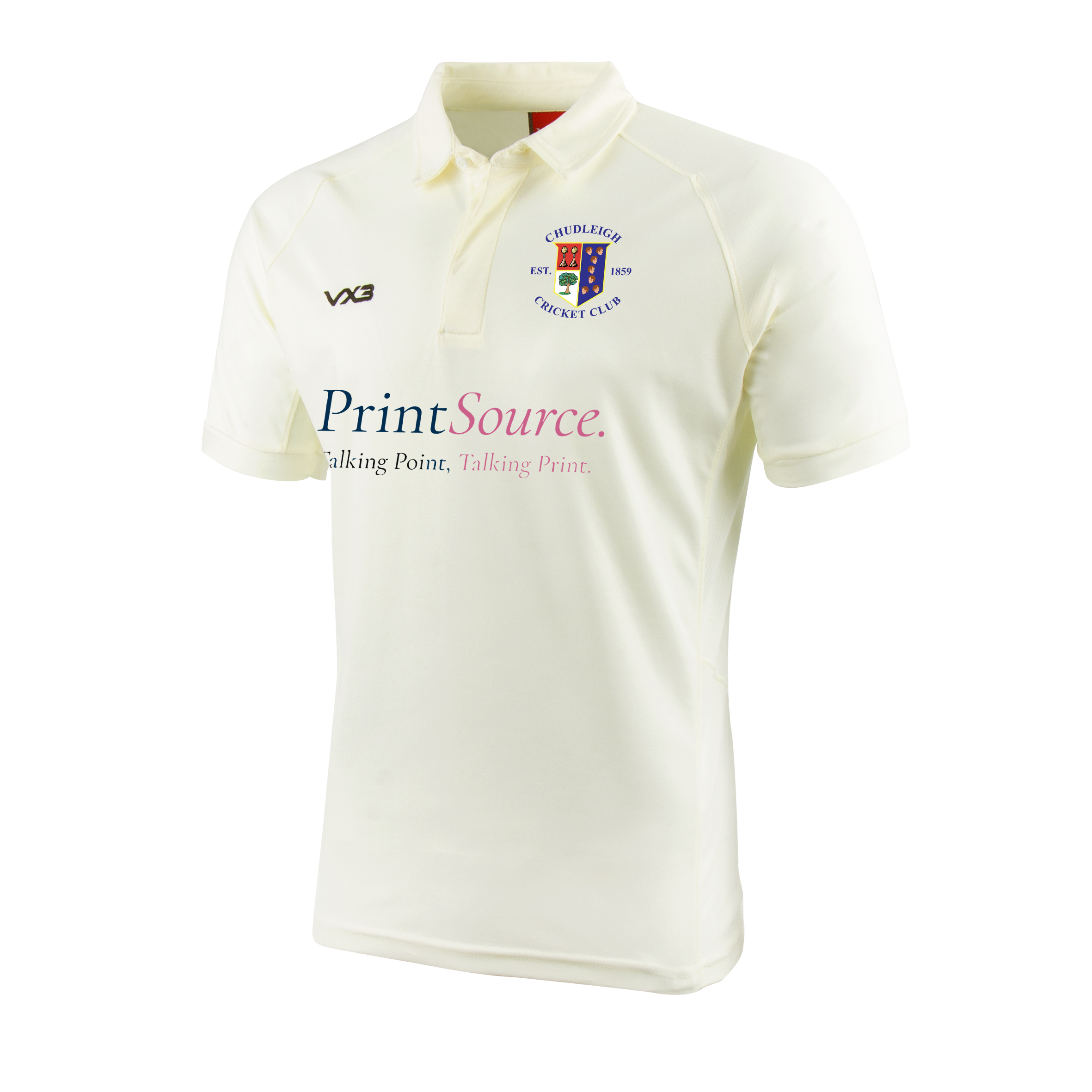 Chudleigh Cricket Club Cricket Whites Short Sleeve Shirt