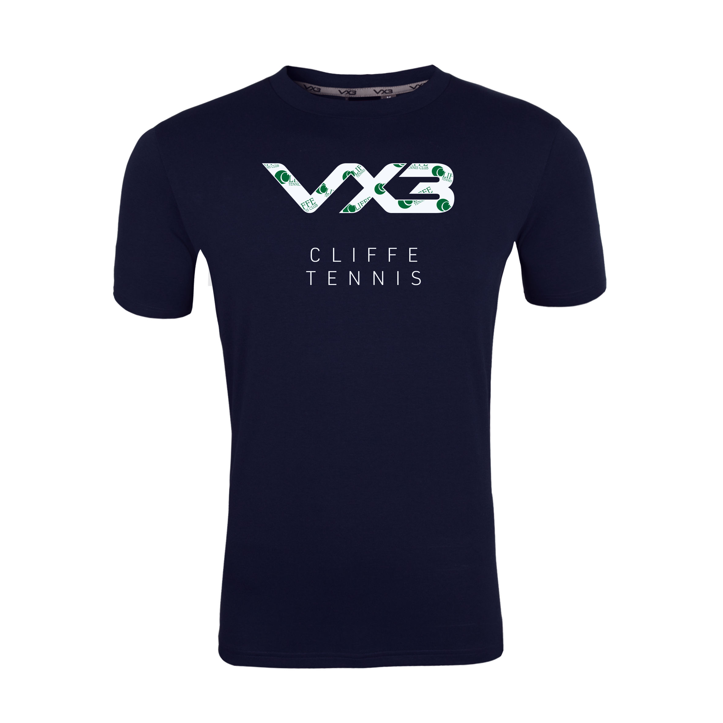 Cliffe Tennis Navy Youth Invicta Tee