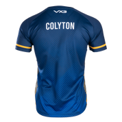 Colyton Grammar School Tee Navy/Hero Blue/Amber