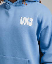 Conquer Club Hoodie Pacific/Pure White