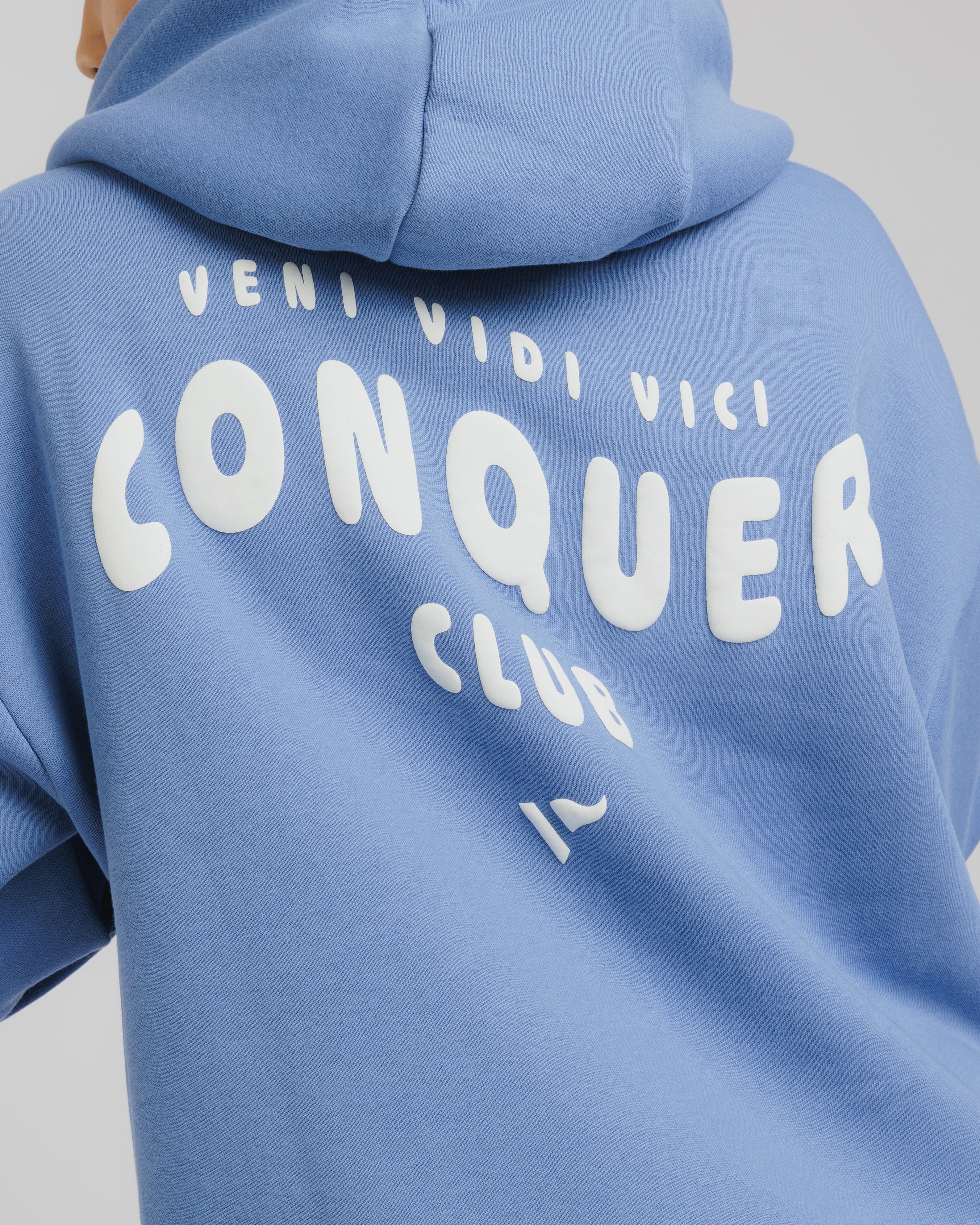 Conquer Club Hoodie Pacific/Pure White Women