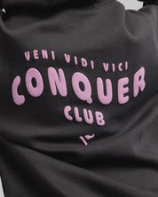 Conquer Club Hoodie Carbon/Lilac Women
