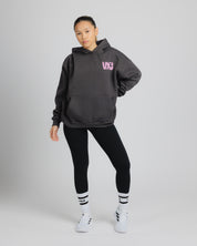Conquer Club Hoodie Carbon/Lilac Women