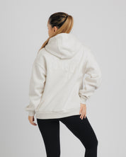 Conquer Club Hoodie Bone/Off White Women