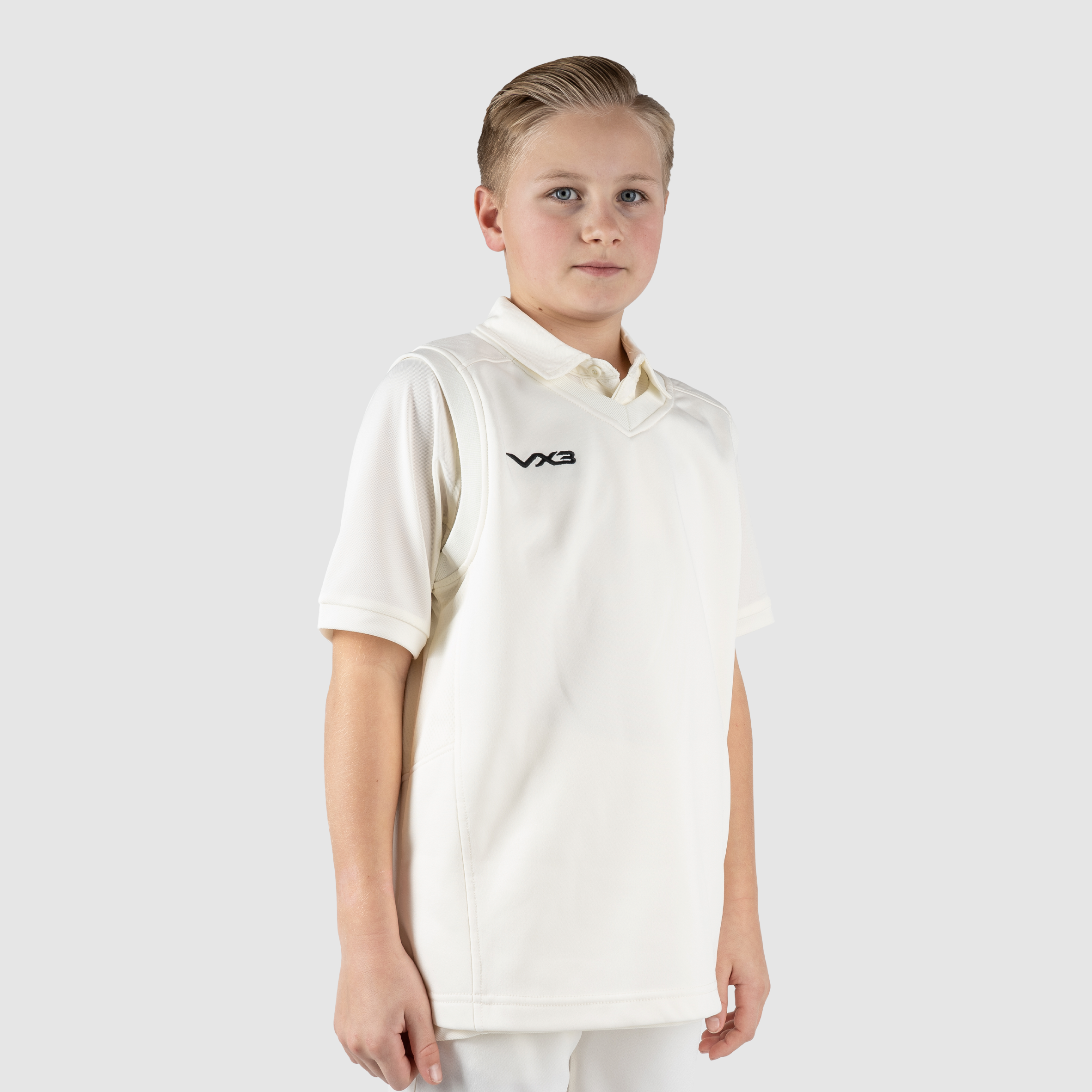Cricket Whites Youth Slipover Elite