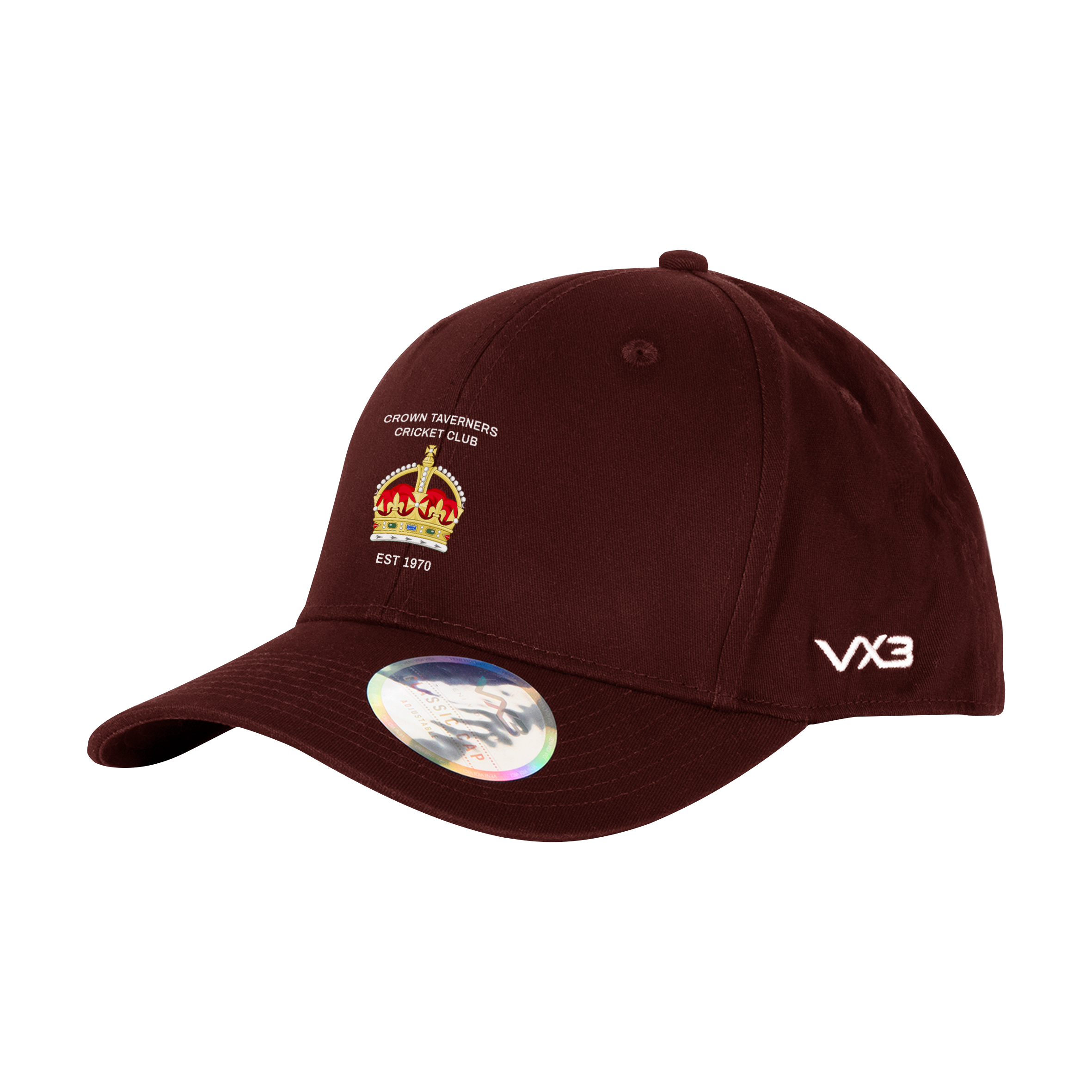 Crown Taverners Cricket Club Maroon Classic Cap