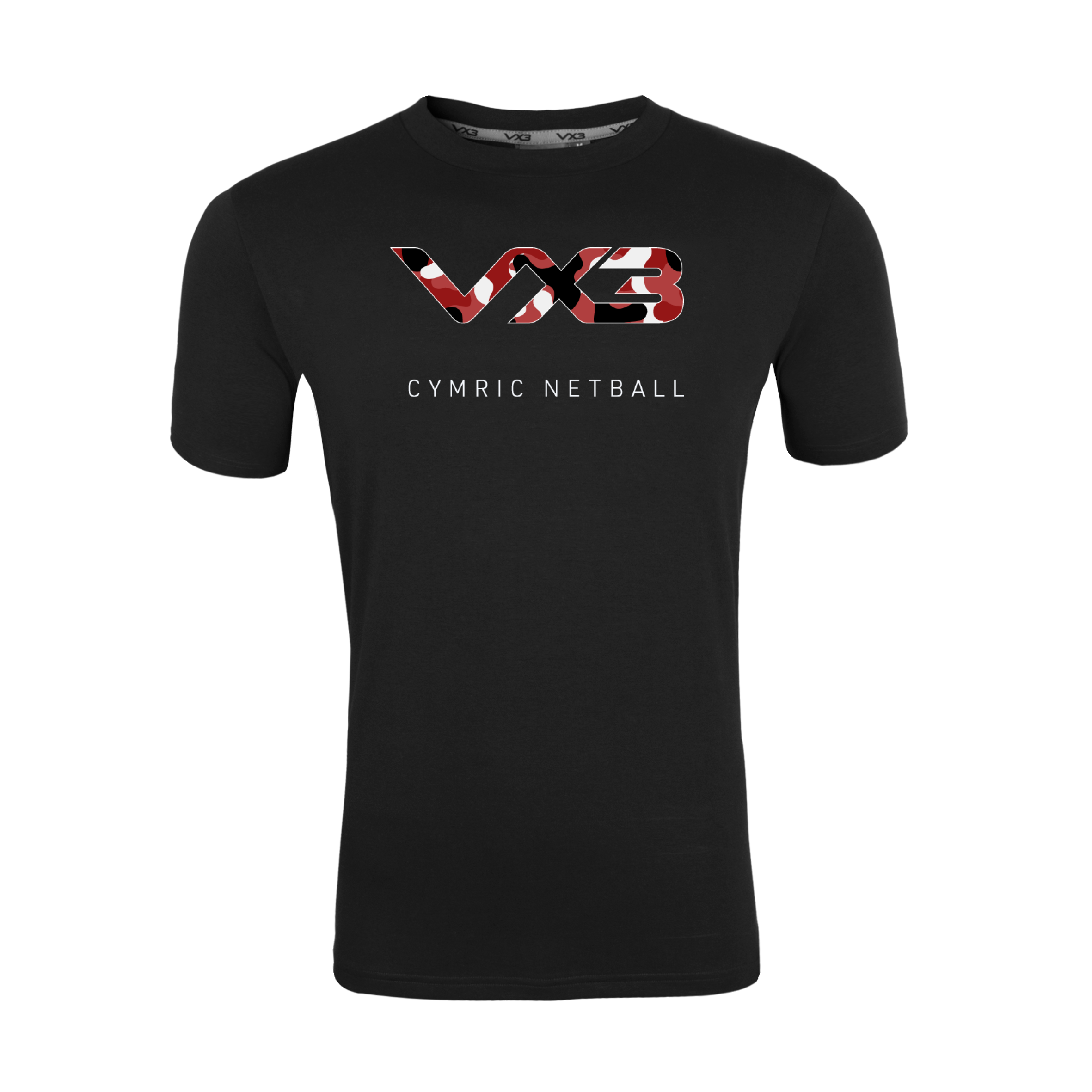 Cymric Netball Black Womens Invicta Club Tee