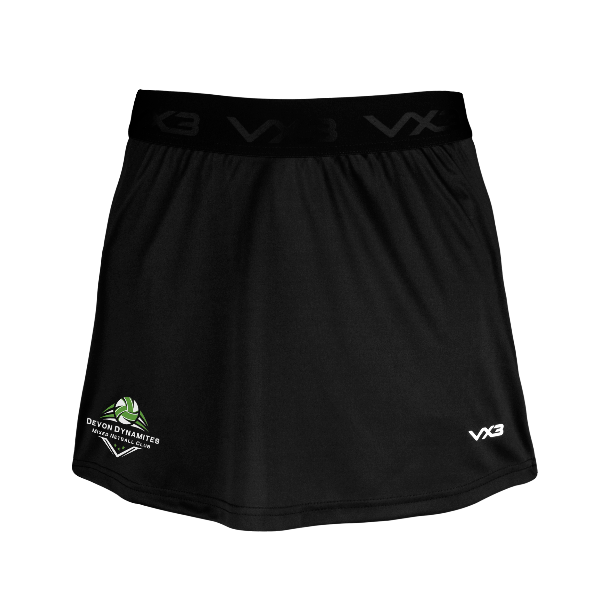 Ladies black netball skort best sale